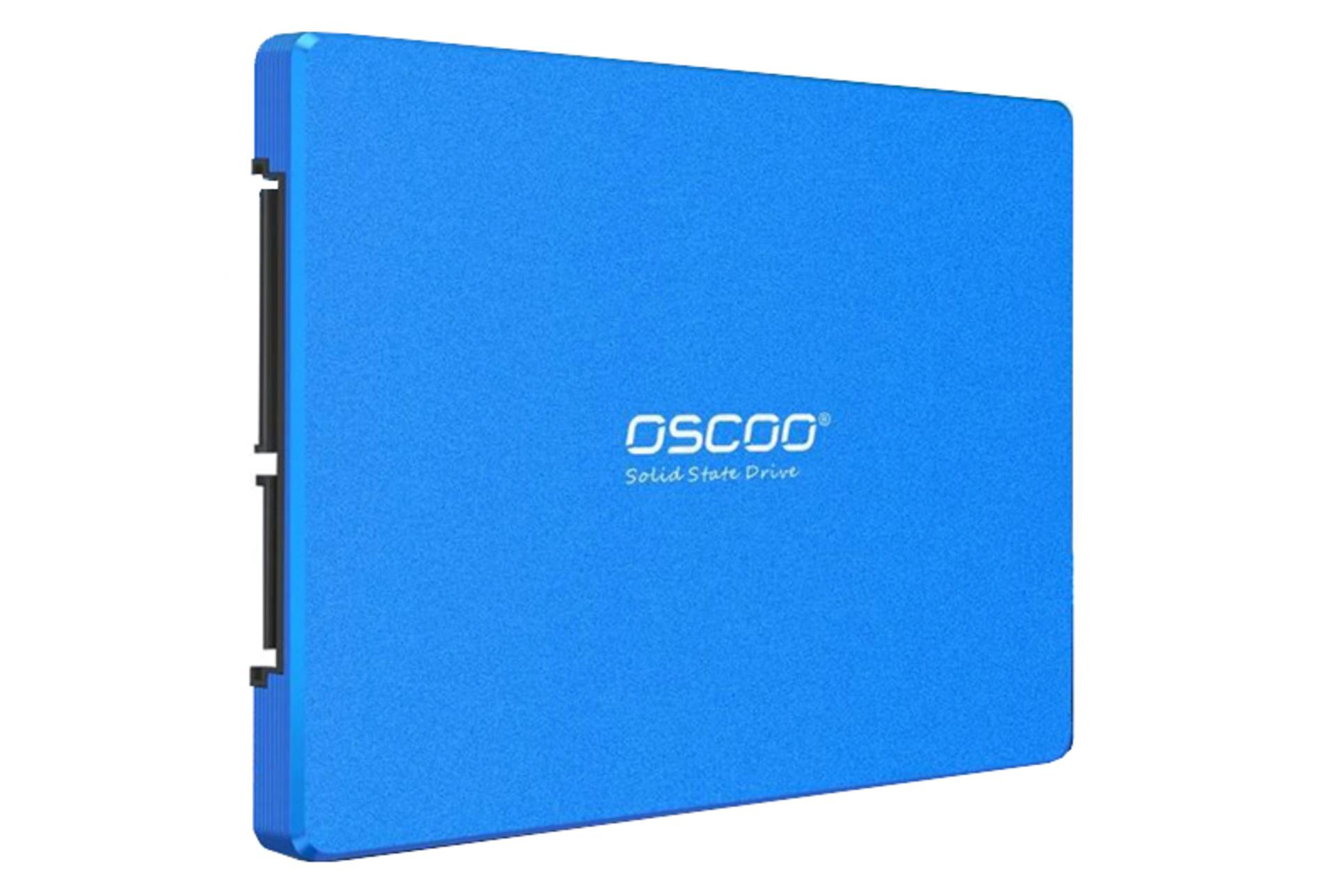 نمای کناری و اینترفیس اس اس دی اسکو BLUE OSC-SSD-001 SATA 2.5 Inch ظرفیت 1 ترابایت