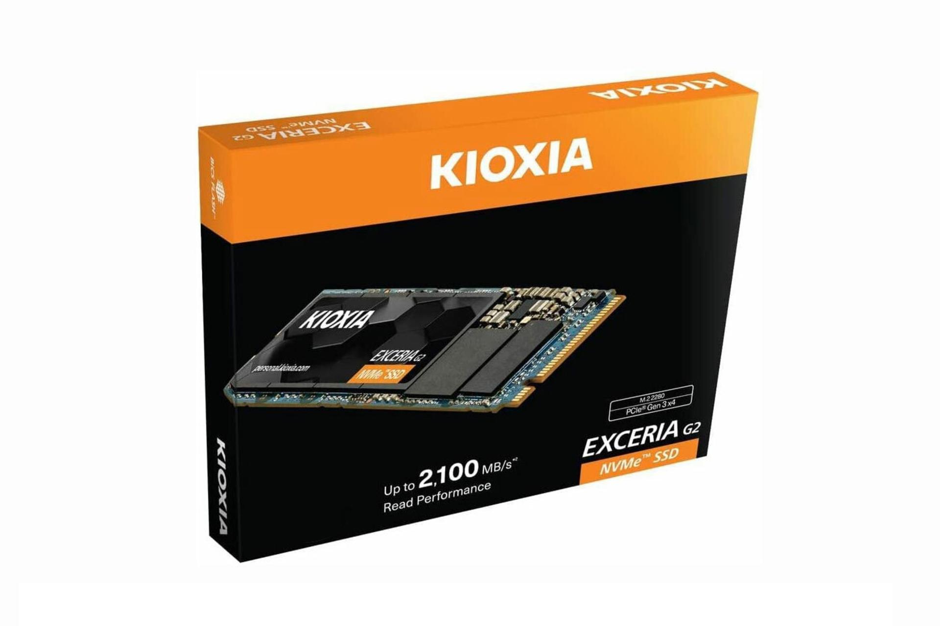 جعبه اس اس دی کیوکسیا EXCERIA G2 NVMe M.2 ظرفیت 2 ترابایت