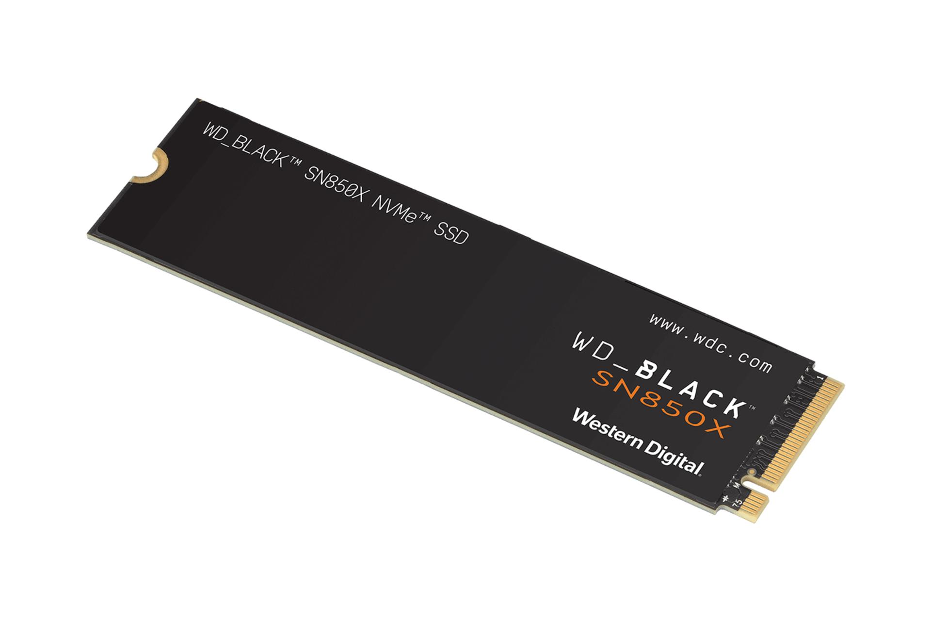 اتصال و کانکتور اس اس دی وسترن دیجیتال Black SN850X NVMe M.2 ظرفیت 2 ترابایت