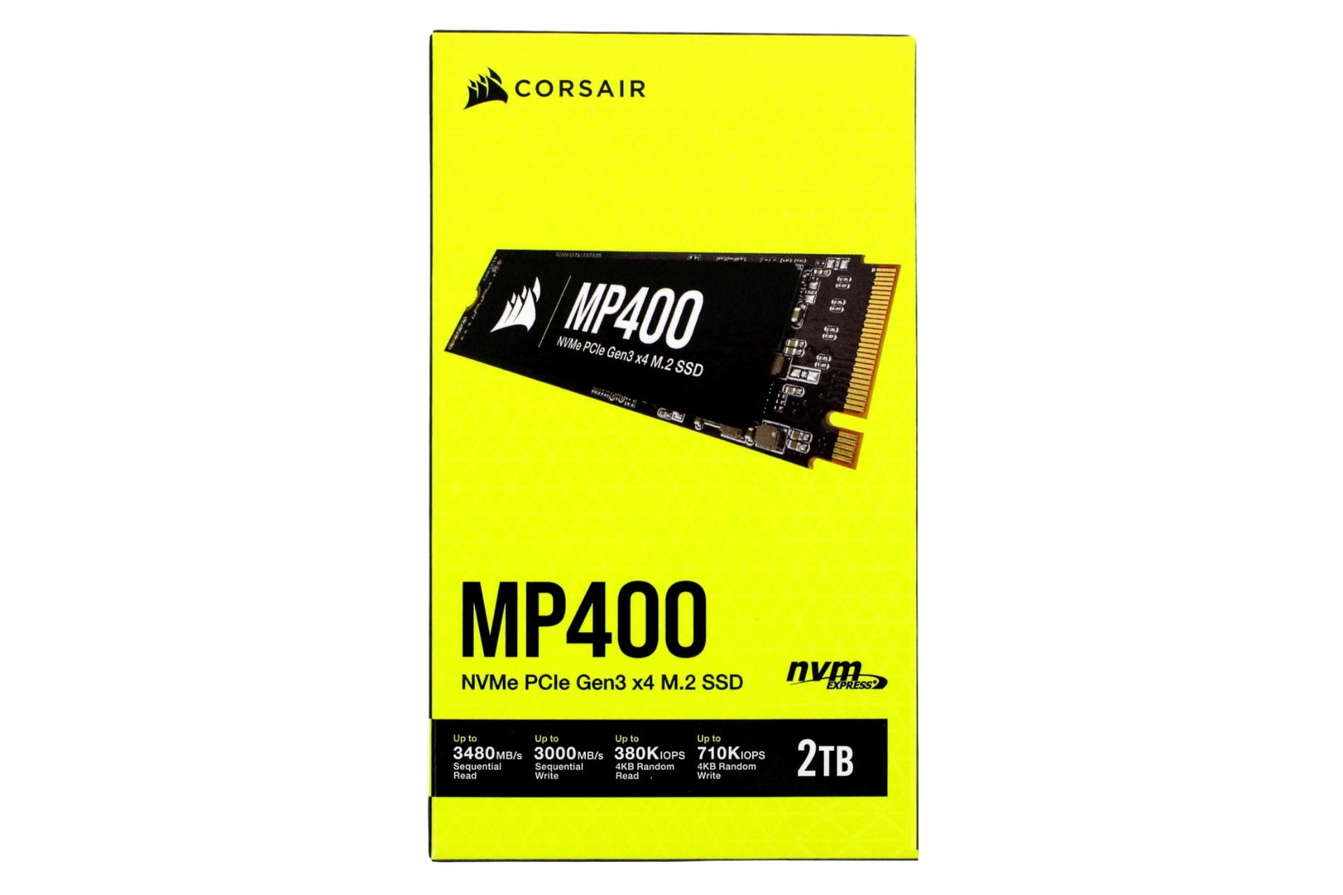 جعبه اس اس دی کورسیر MP400 NVMe M.2 ظرفیت 2 ترابایت