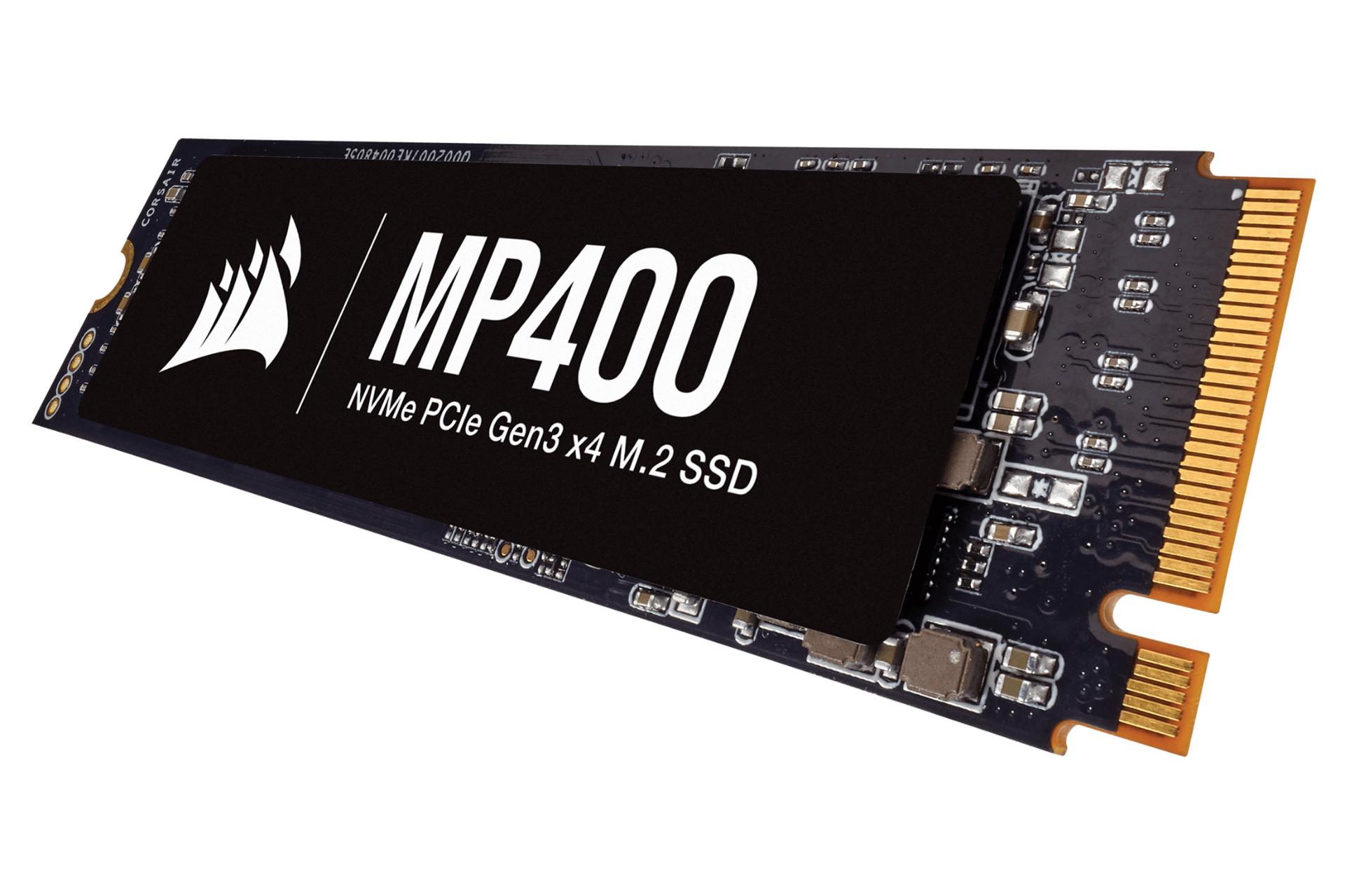 نمای اینترفیس اتصال اس اس دی کورسیر MP400 NVMe M.2 ظرفیت 2 ترابایت