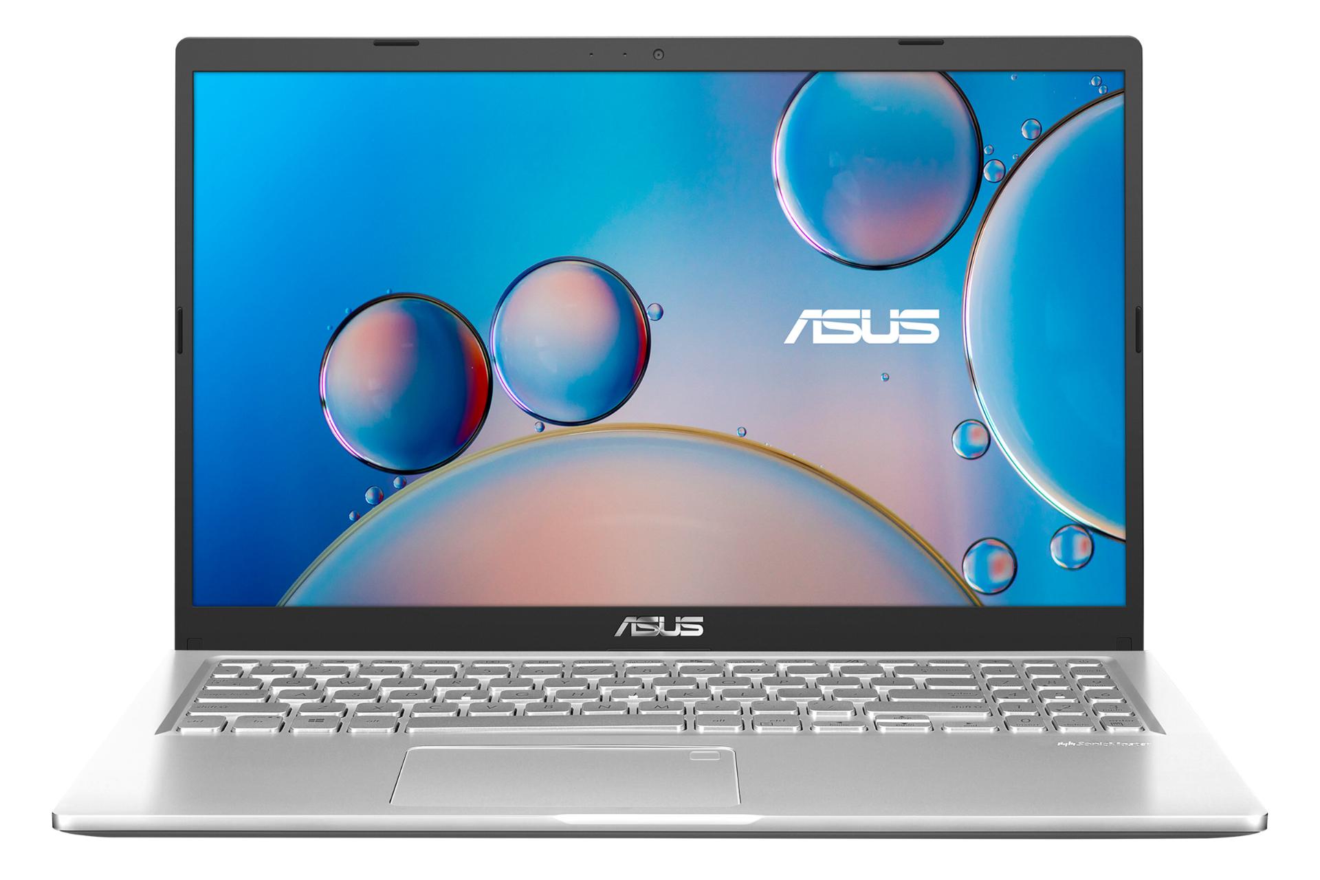 لپ تاپ ایسوس ASUS Laptop 15 A516EA نمای جلو صفحه نمایش روشن