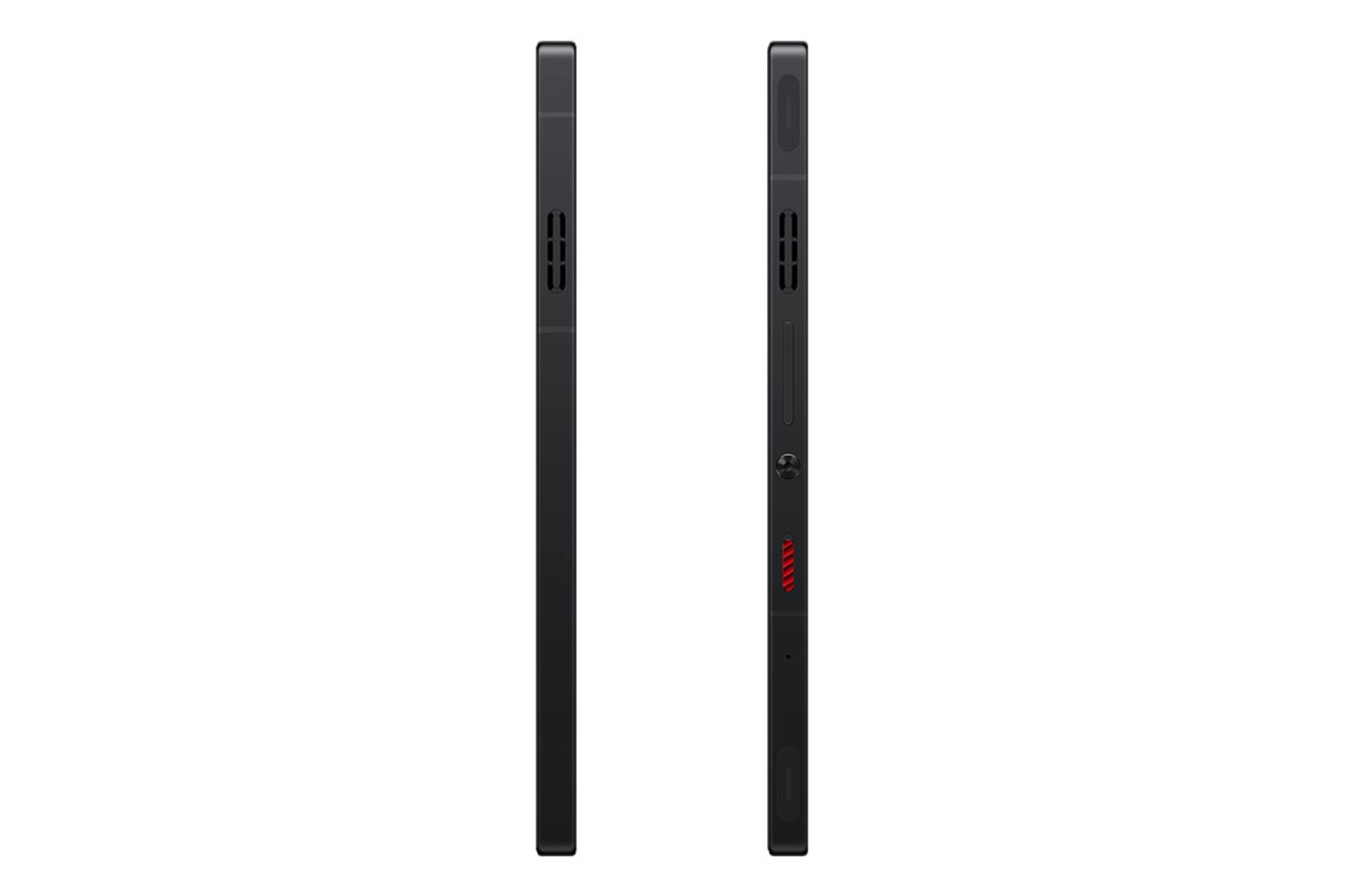 لبه کناری گوشی موبایل نوبیا رد مجیک 9 پرو زد تی ای / ZTE nubia Red Magic 9 Pro شفاف