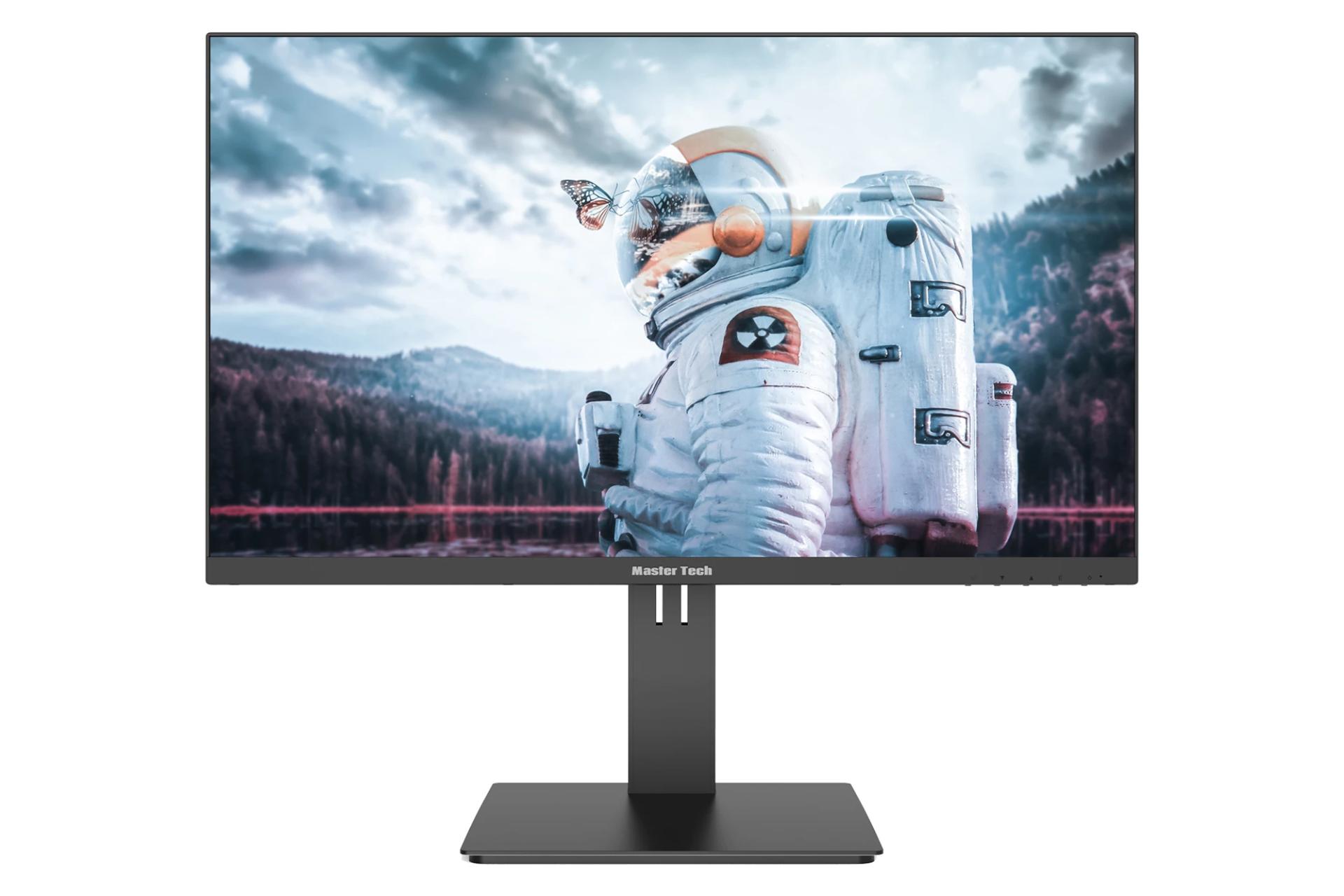 نمای جلو و لوگوی مانیتور مستر تک 24 اینچ مدل PA244iF