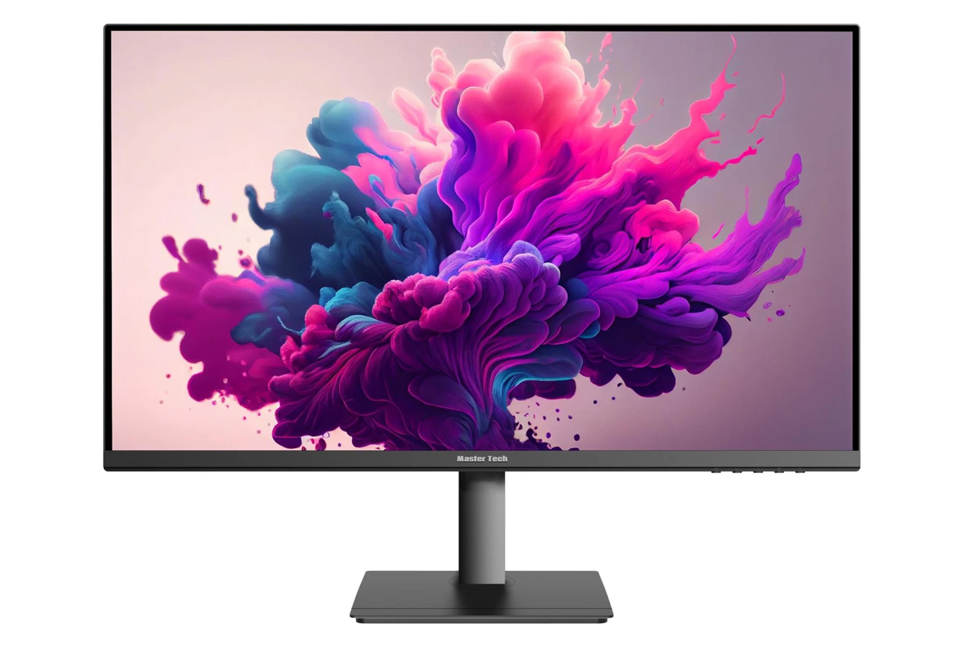نمای جلو و لوگوی مانیتور مستر تک 27 اینچ مدل PA274iF