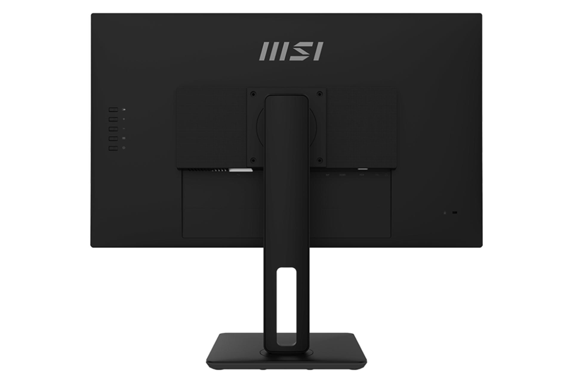 نمای پشت و ارتفاع مانیتور ام اس آی 27 اینچ مدل Pro MP271AP