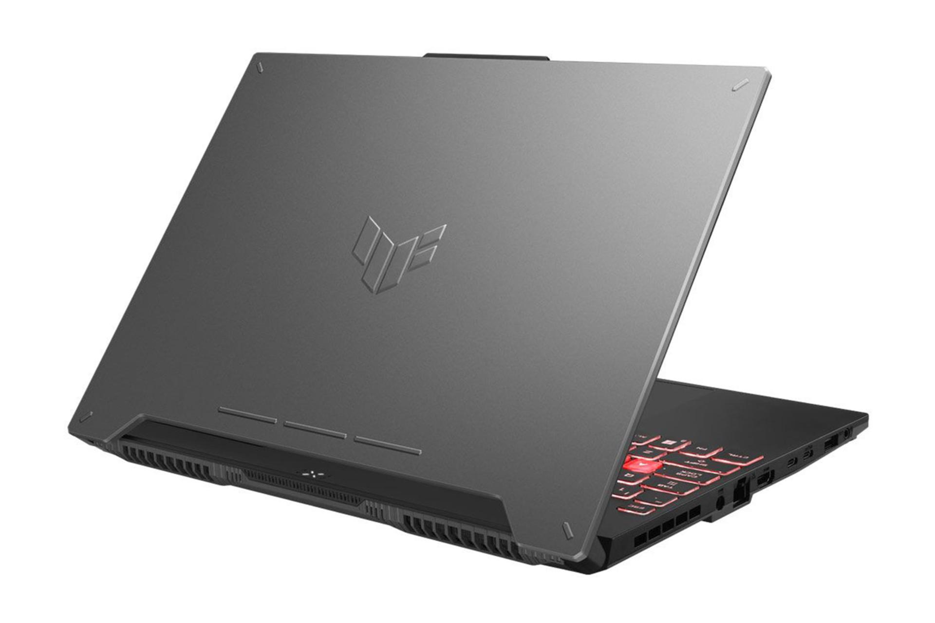 مرجع متخصصين ايران لپ تاپ ايسوس ASUS TUF Gaming A15 FA507NU نماي پشت رنگ خاكستري