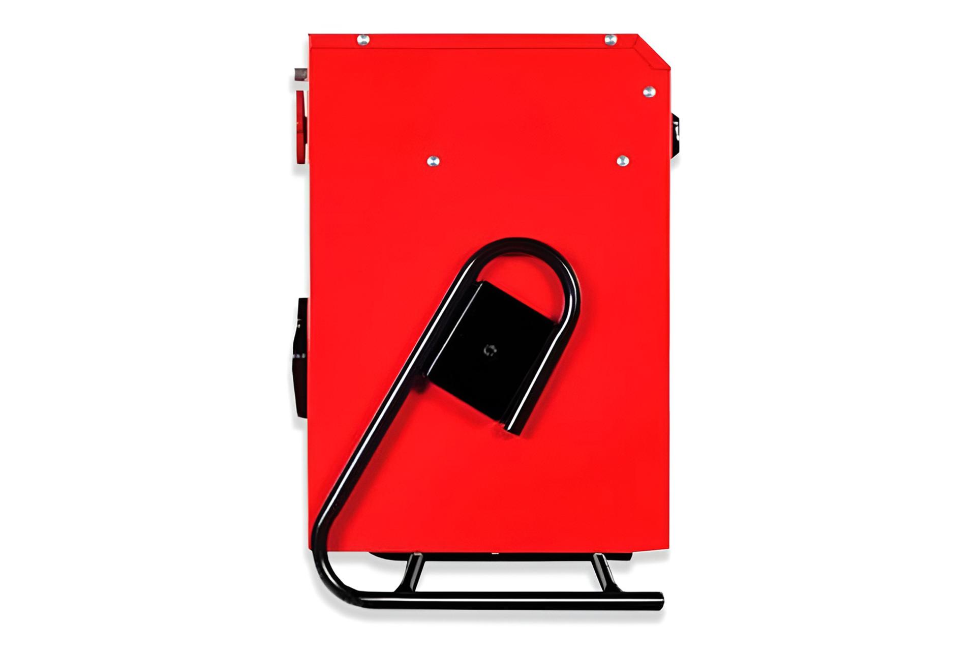 نمای کناری بخاری برقی انرژی Energy EH 0150 و پایه نگهدارنده