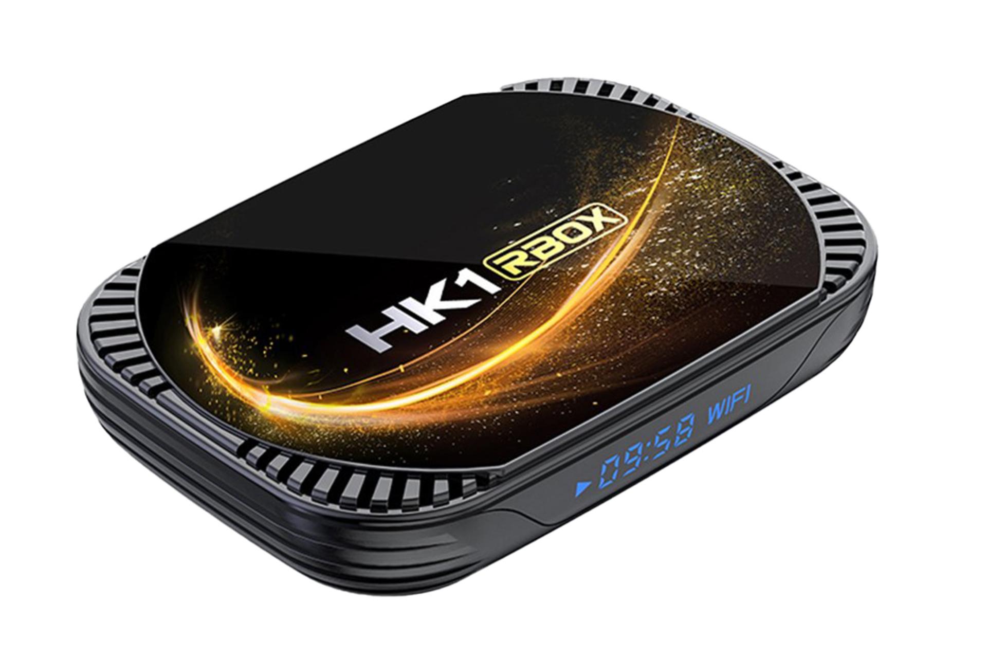 نیمرخ اندروید باکس اچ کی وان RBOX X4S نمایش پنل بالا و پنل جلو