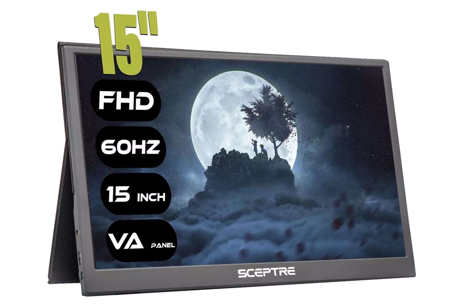 ابعاد و رزولوشن مانیتور اسکپتر 15 اینچ مدل Ex15-DIR