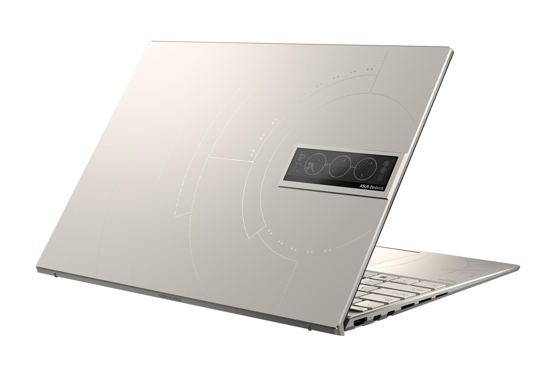 لپ تاپ ایسوس ASUS Zenbook 14X OLED Space Edition UX5401ZAS نمای پشت رنگ نقره ای