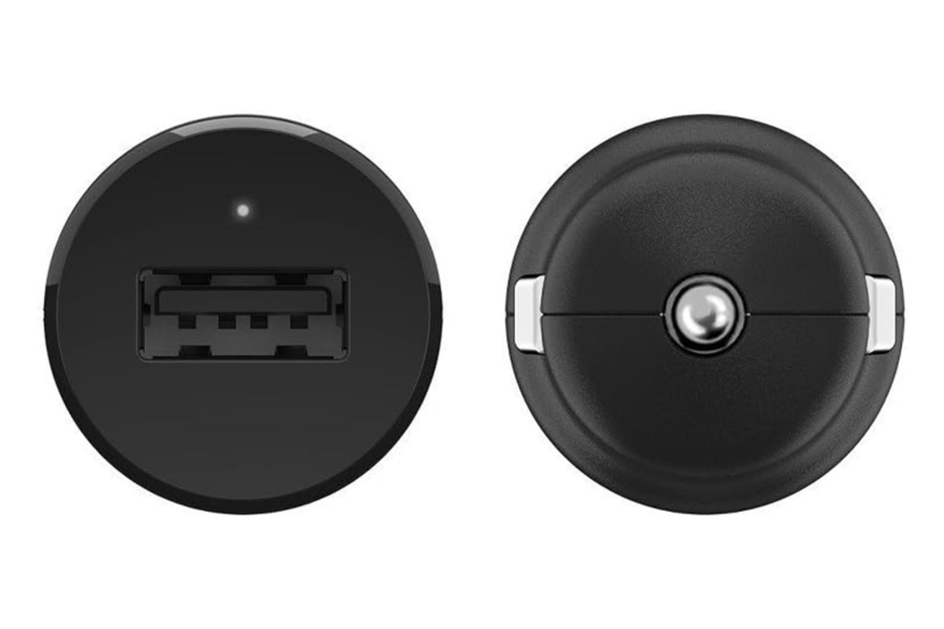 نمای پورت و چراغ LED شارژر فندکی موتورولا turbopower 18w