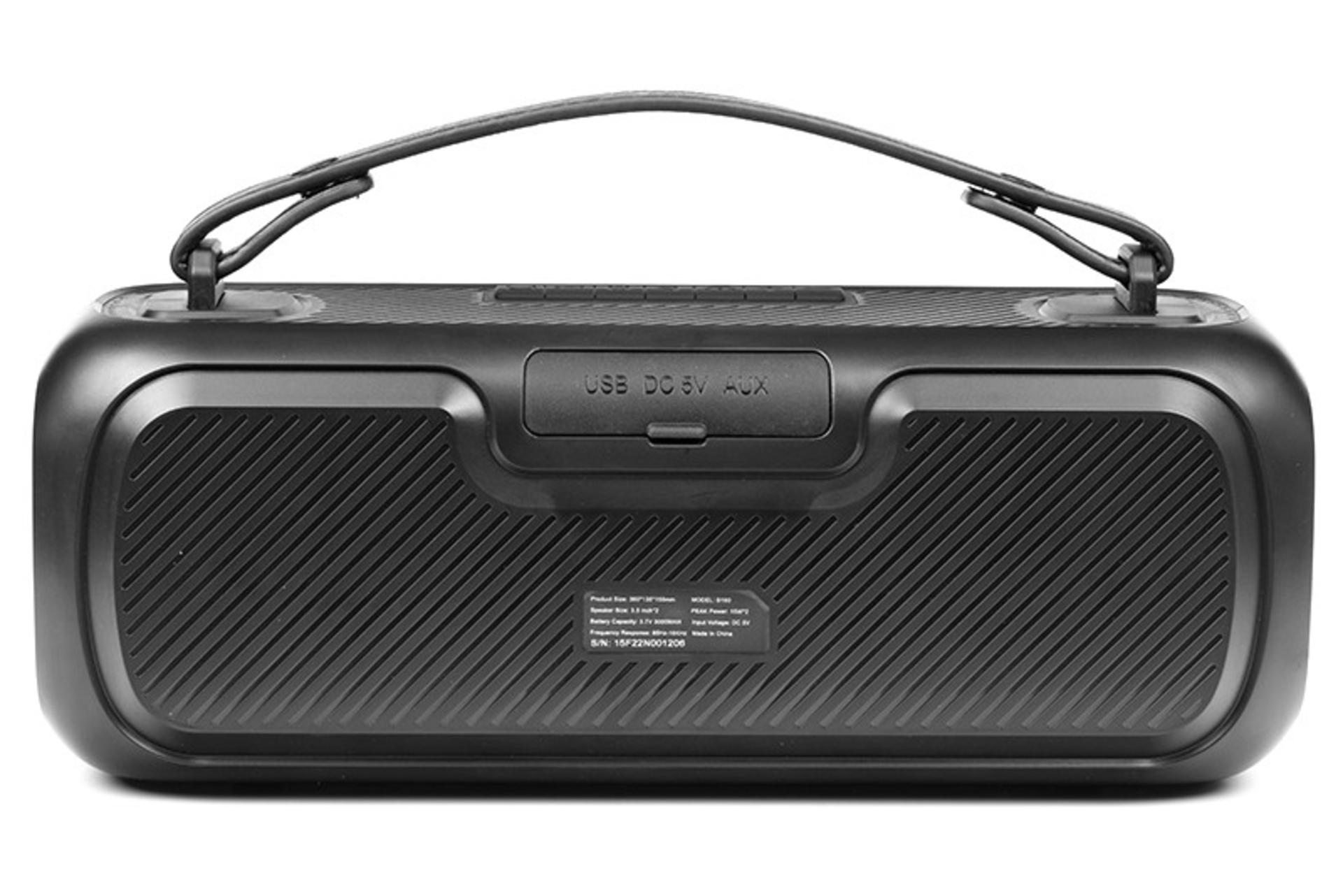 نمای پشت و کانکتورهای اسپیکر هیسکا B160