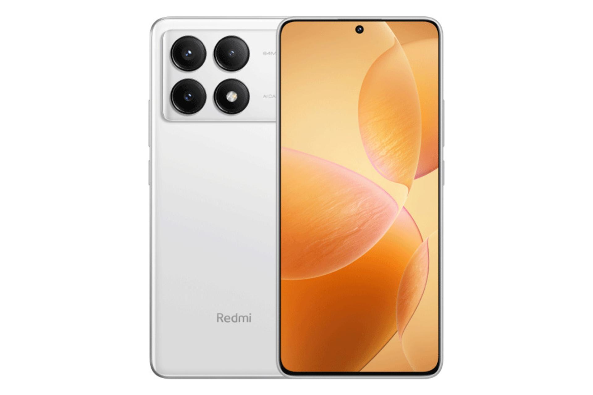 پنل جلو و پشت گوشی موبایل ردمی K70E شیائومی / Xiaomi Redmi K70E سفید