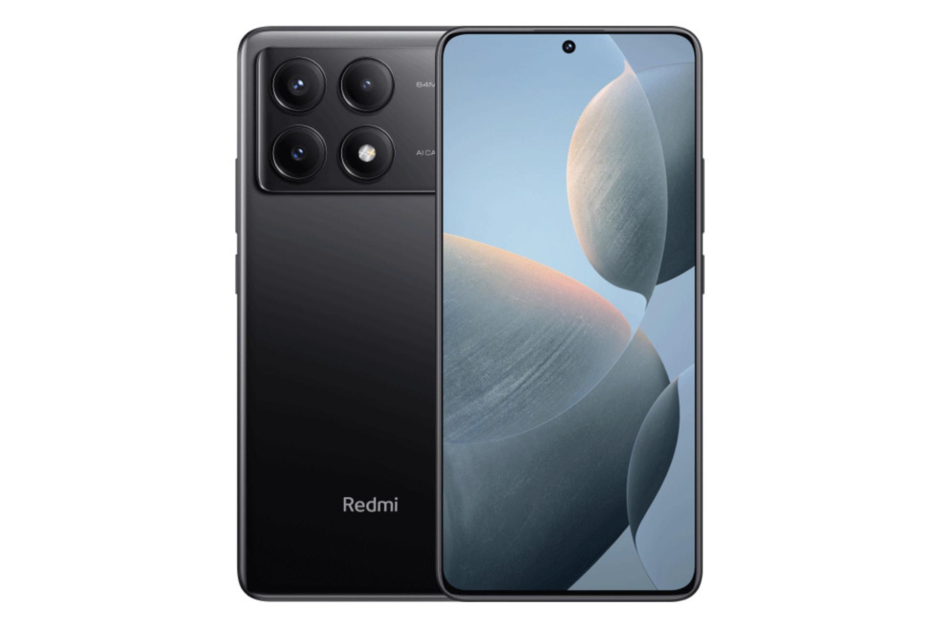 پنل جلو و پشت گوشی موبایل ردمی K70E شیائومی / Xiaomi Redmi K70E مشکی