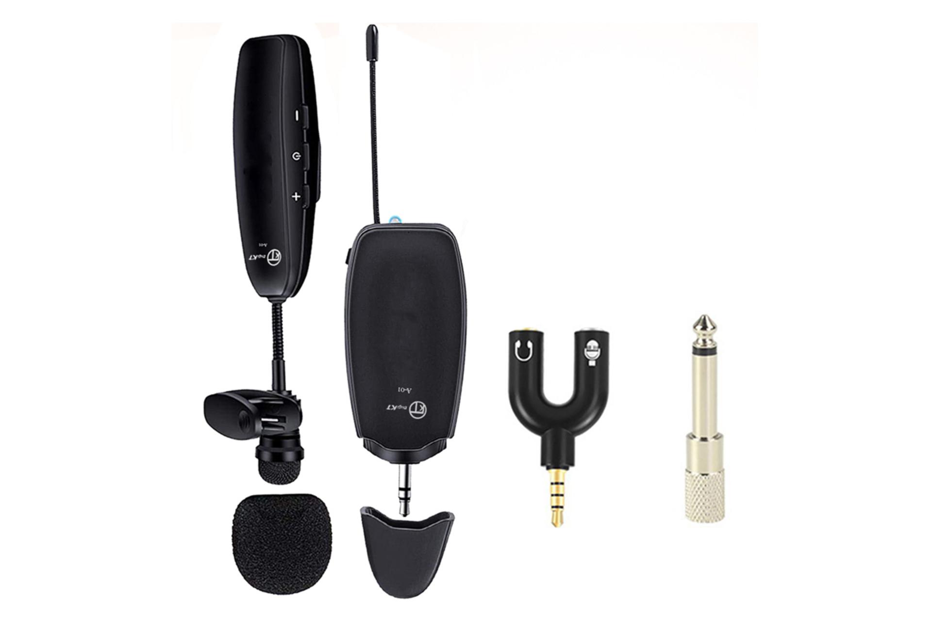 اقلام همراه میکروفون کی تی A01