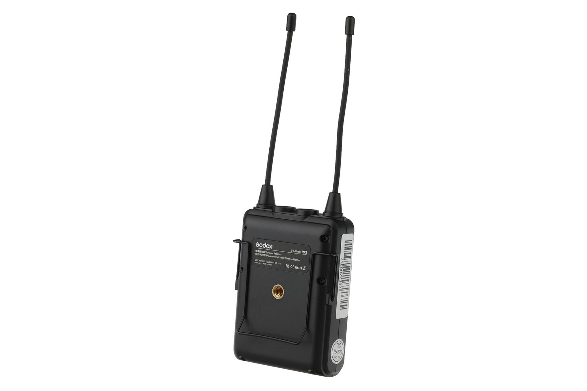 نمای پشت گیرنده میکروفون گودوکس WMic S1 Kit 2