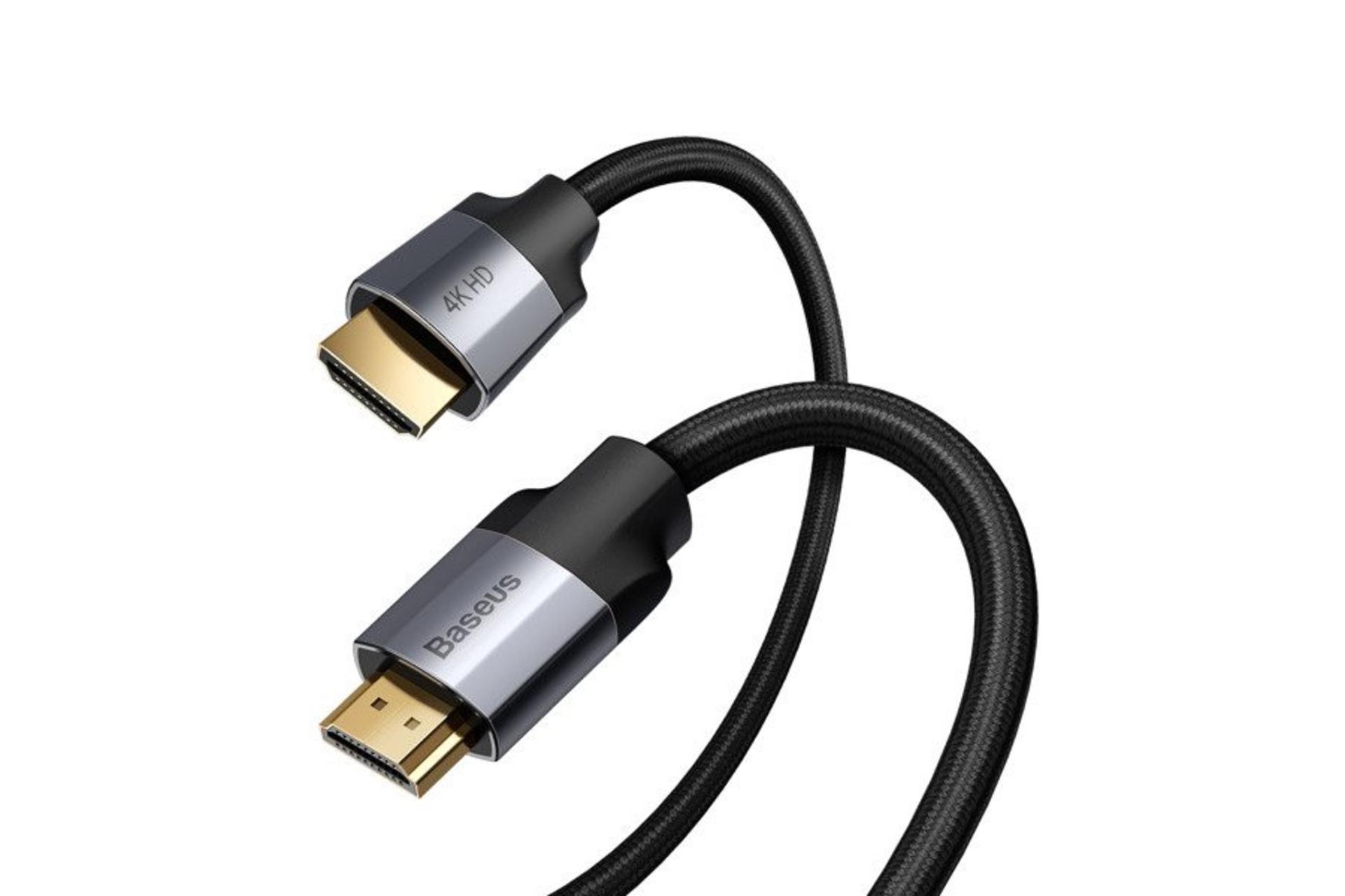 کانکتورهای کابل HDMI نسخه 2.0 باسئوس Baseus CAKSX-E0G 4K 60Hz با طول 5 متر