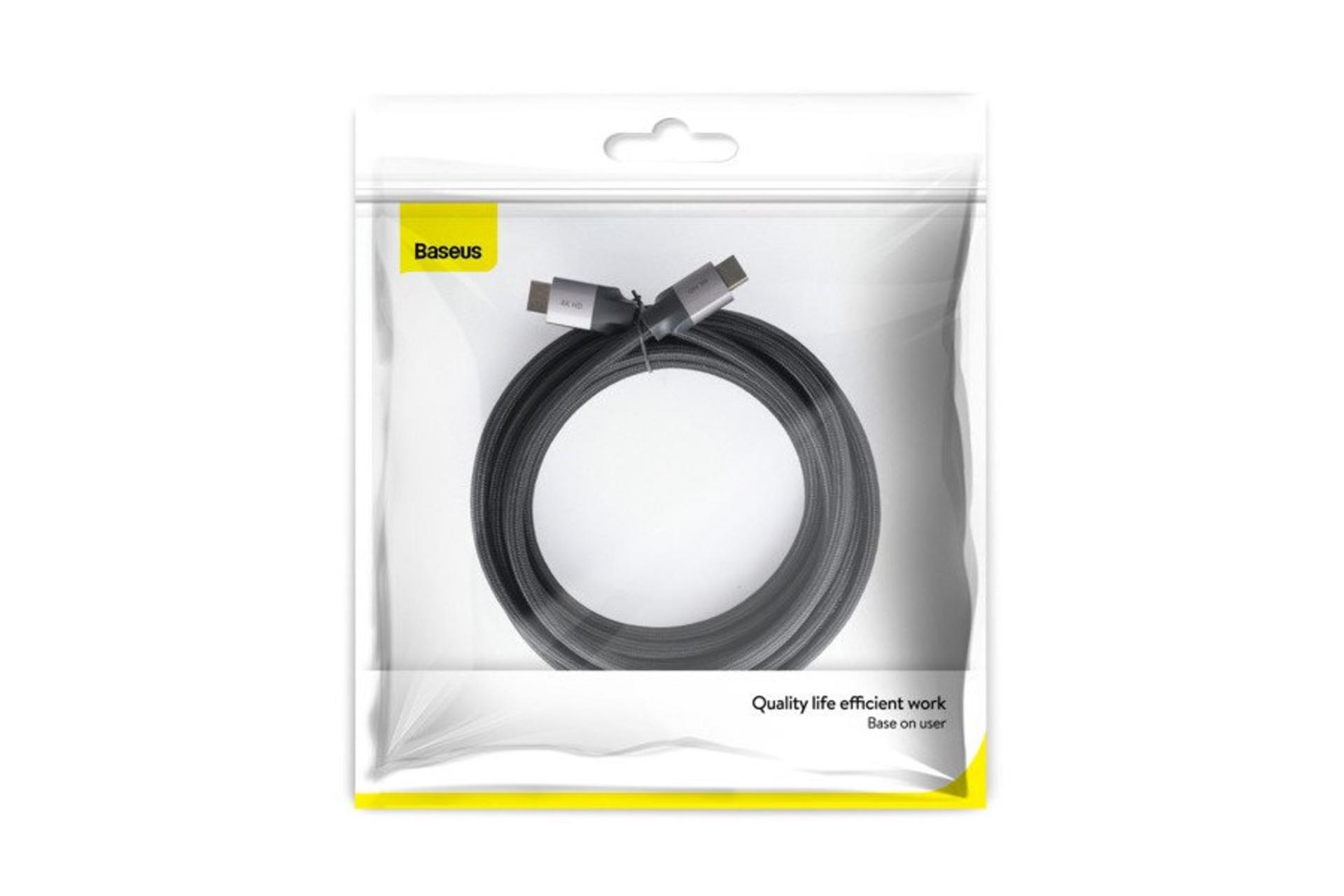 جعبه کابل HDMI نسخه 2.0 باسئوس Baseus CAKSX-E0G 4K 60Hz با طول 5 متر