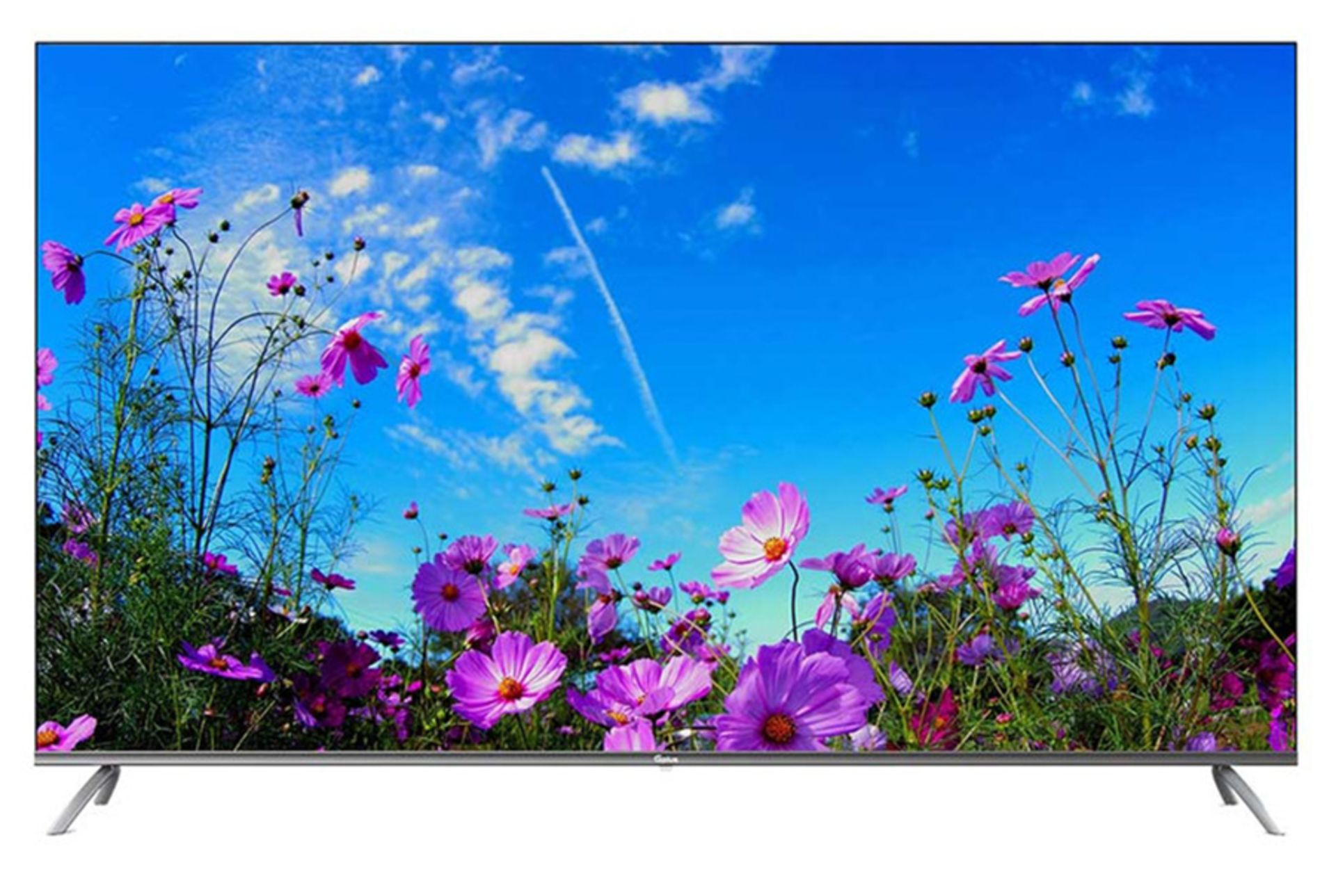 تلویزیون جی پلاس Gplus 65RQ752S نمای جلو صفحه نمایش روشن