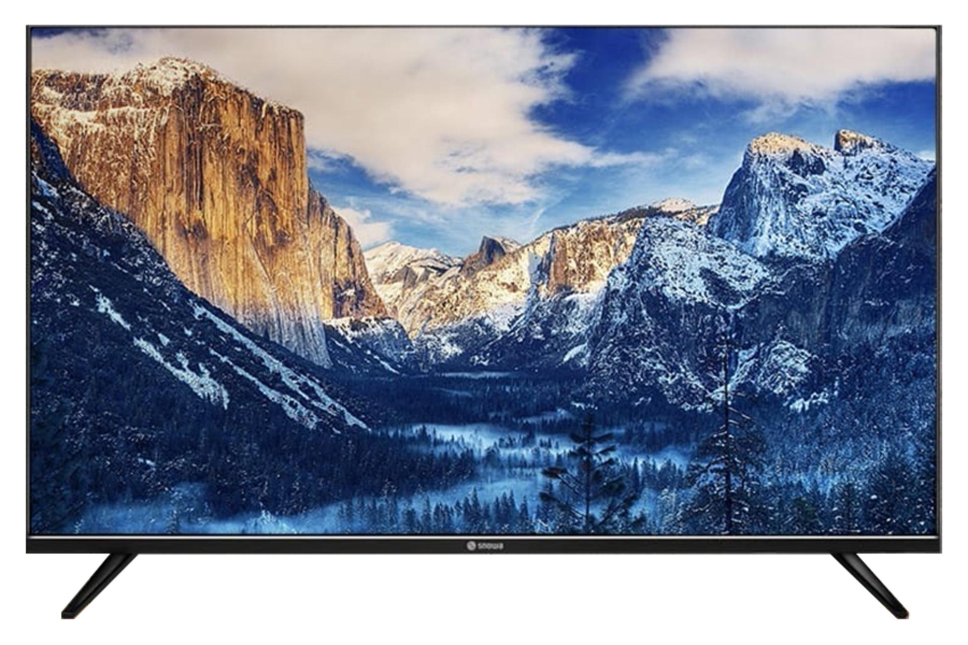 تلویزیون اسنوا Snowa SSD-43SK400D نمای جلو صفحه نمایش روشن
