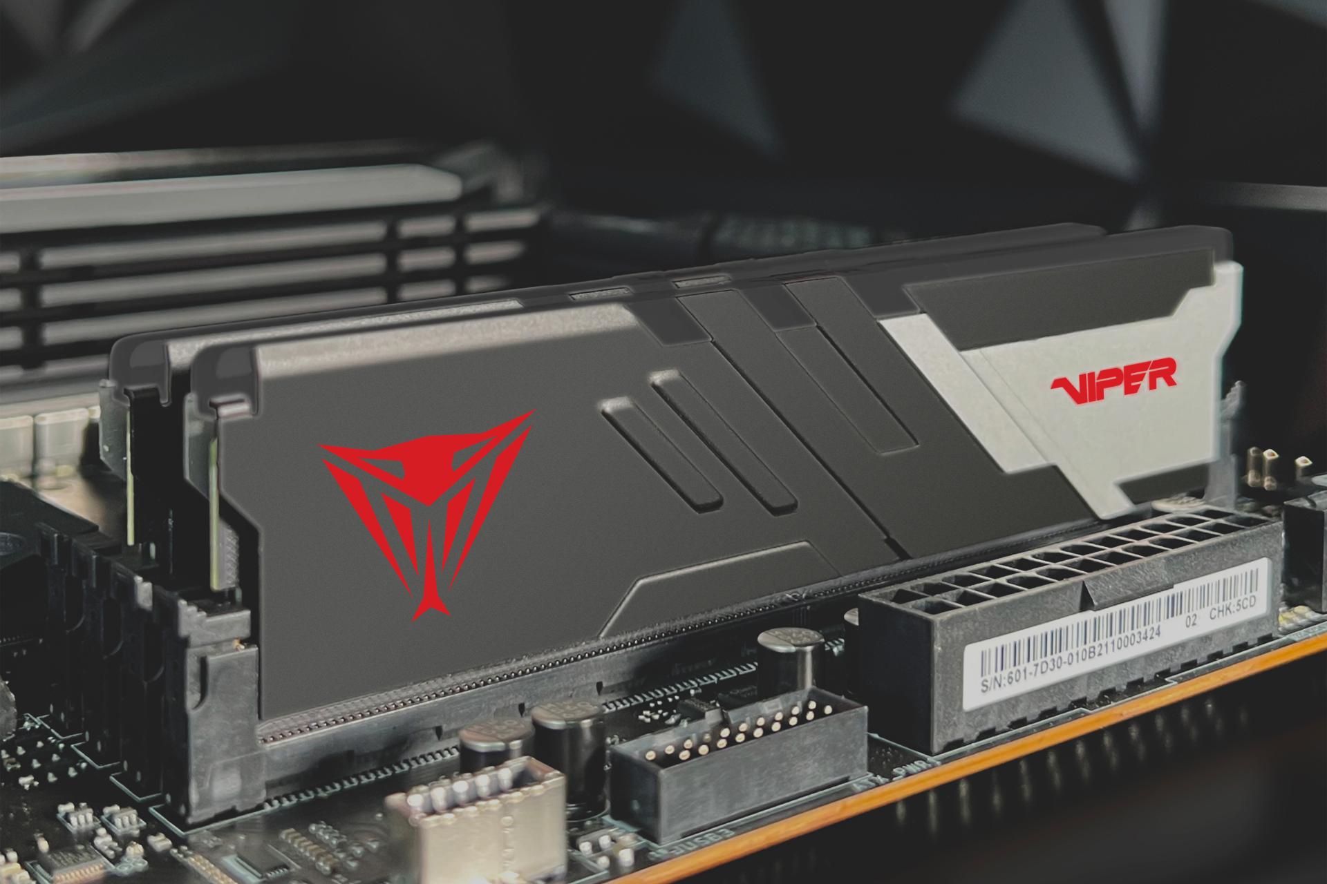 نمای نصب شده و درحال کار رم پاتریوت Patriot VIPER VENOM 32GB (2xx16) DDR5-5600 CL36