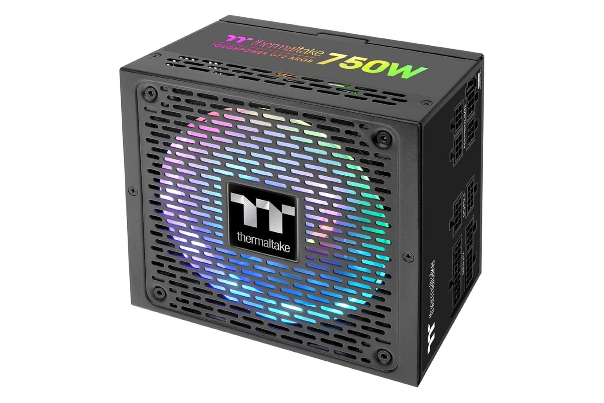 ابعاد و اندازه پاور کامپیوتر ترمالتیک Toughpower GF2 ARGB 750W - TT Premium Edition با توان 750 وات