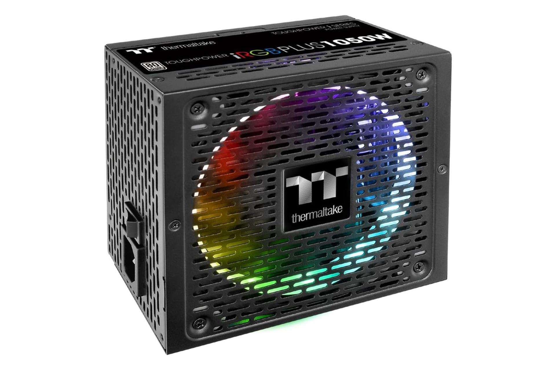 نورپردازی پاور کامپیوتر ترمالتیک Toughpower iRGB PLUS 1050W Platinum - TT Premium Edition با توان 1050 وات