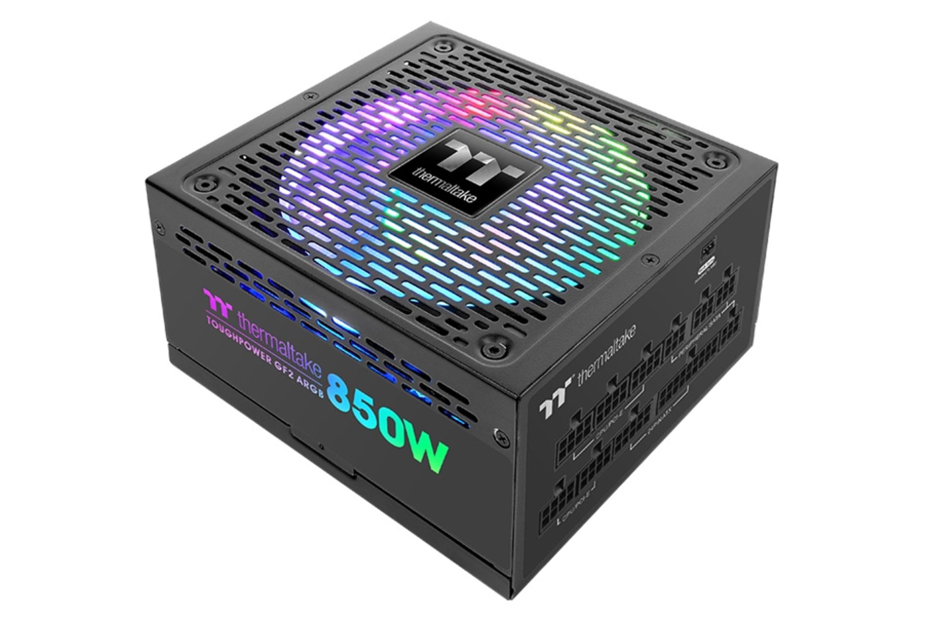 ابعاد و اندازه پاور کامپیوتر ترمالتیک Toughpower GF2 ARGB 850W - TT Premium Edition با توان 850 وات