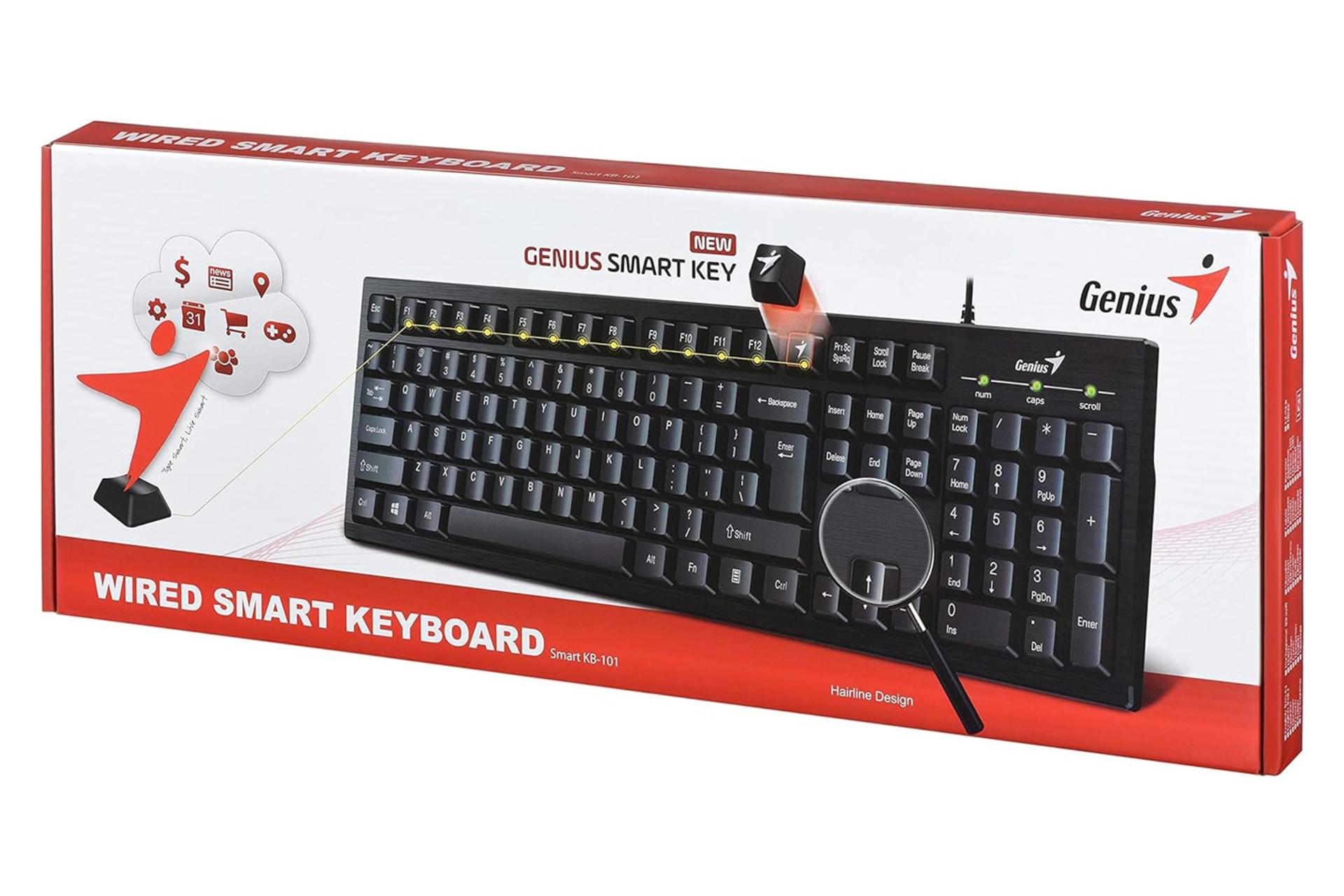 جعبه کیبورد جنیوس Smart KB-101