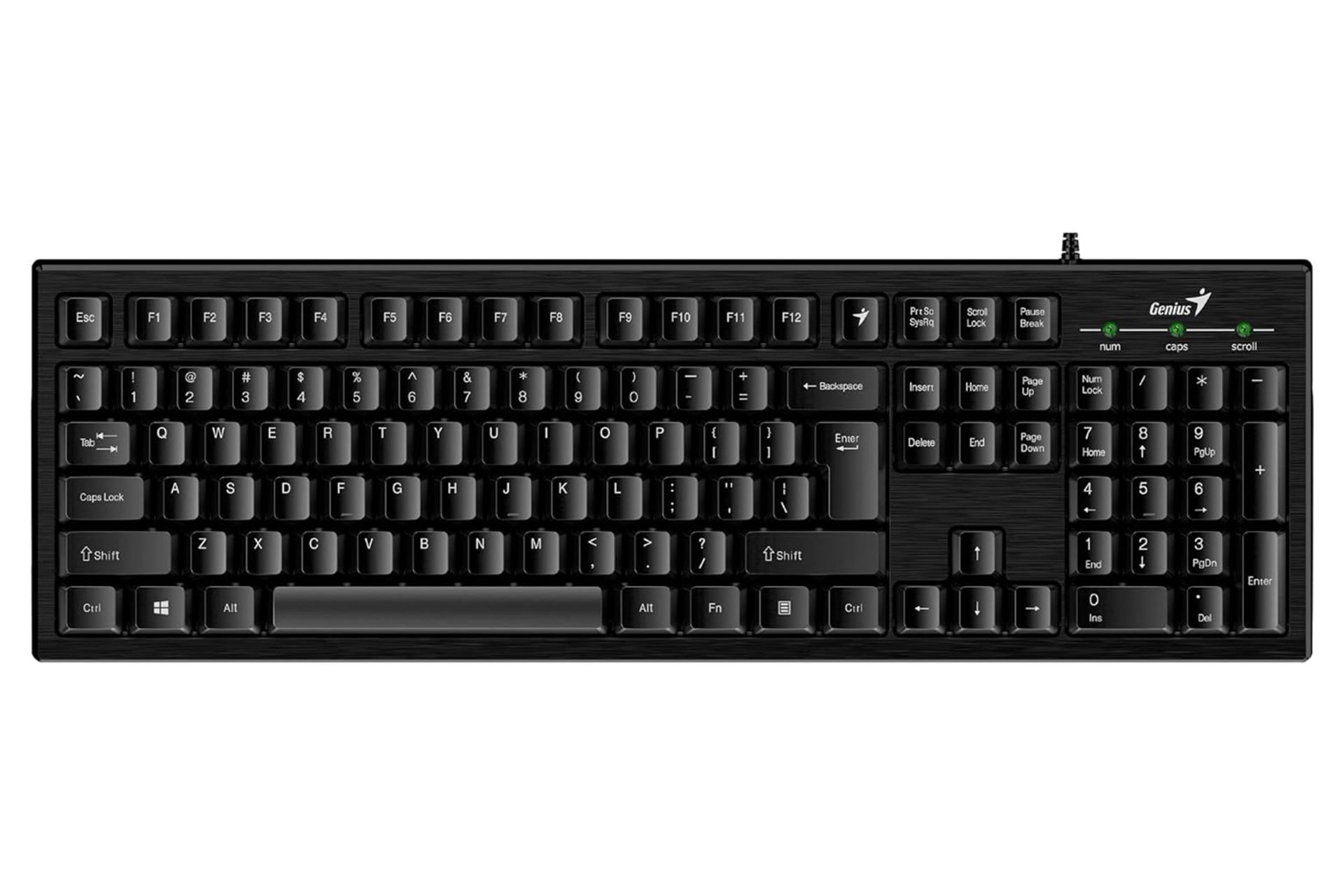 ابعاد، اندازه و فرم کلیدهای کیبورد جنیوس Smart KB-101