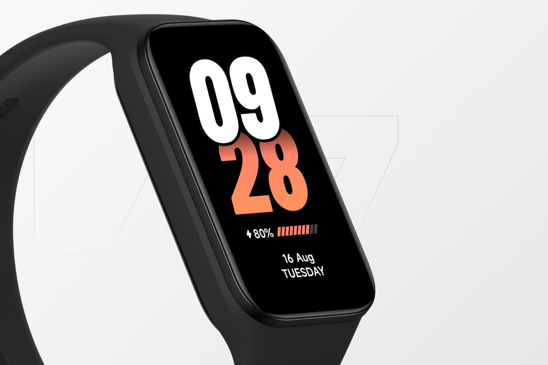 نمایشگر ساعت هوشمند اسمارت بند 8 اکتیو شیائومی / Xiaomi Smart Band 8 Active مشکی