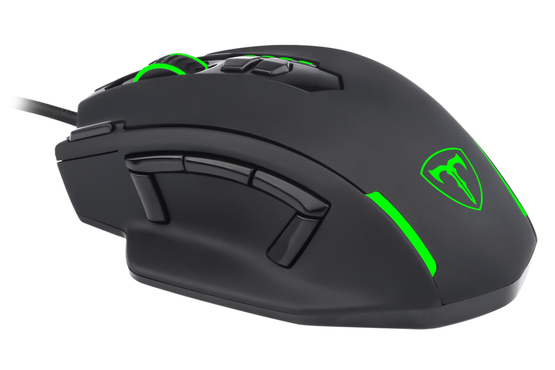 نمای کناری ماوس تی دگر T-DAGGER Major T-TGM 303 و کلیدهای کناری