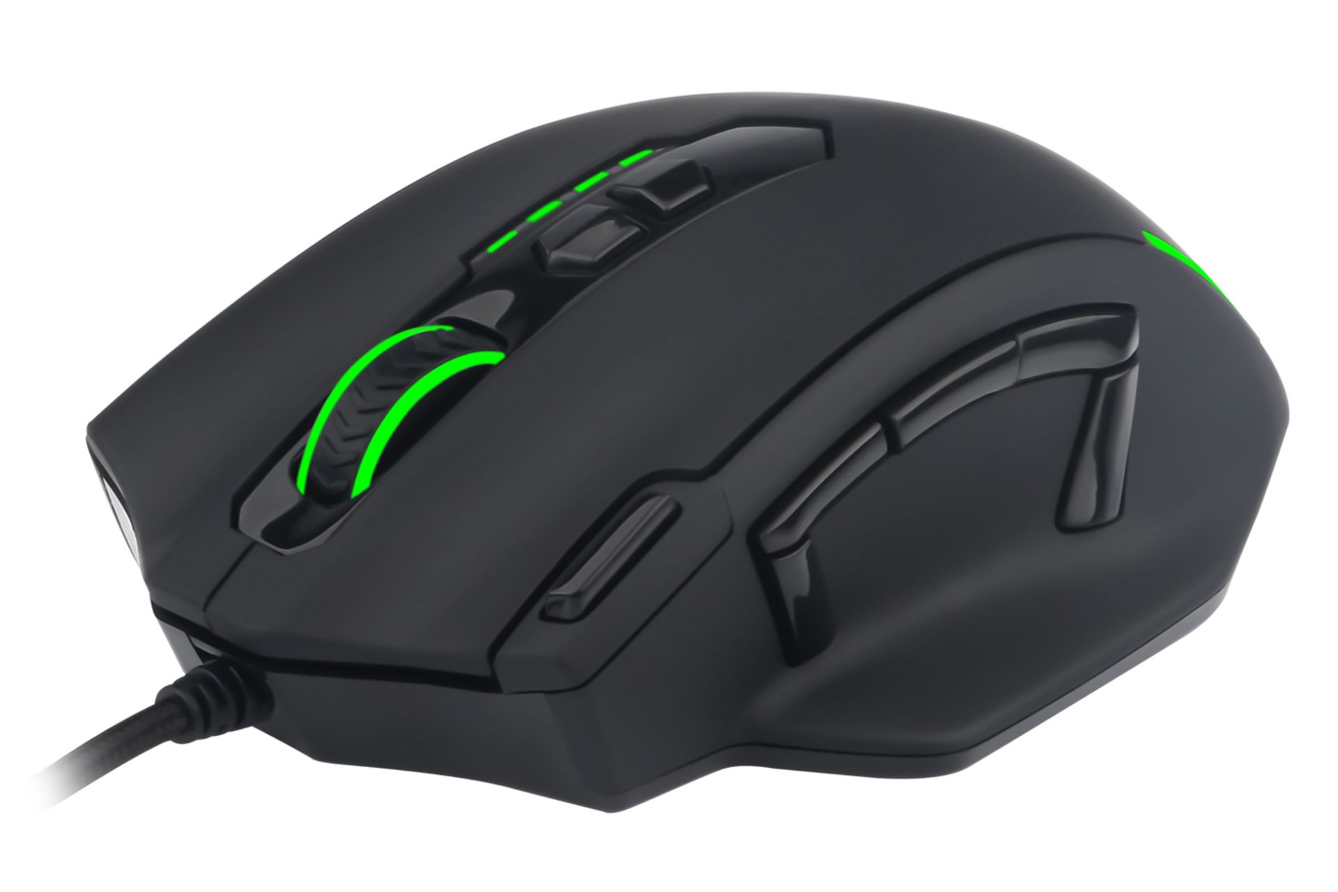 ماوس تی دگر T-DAGGER Major T-TGM 303، کلیدهای کناری و محل اتصال کابل