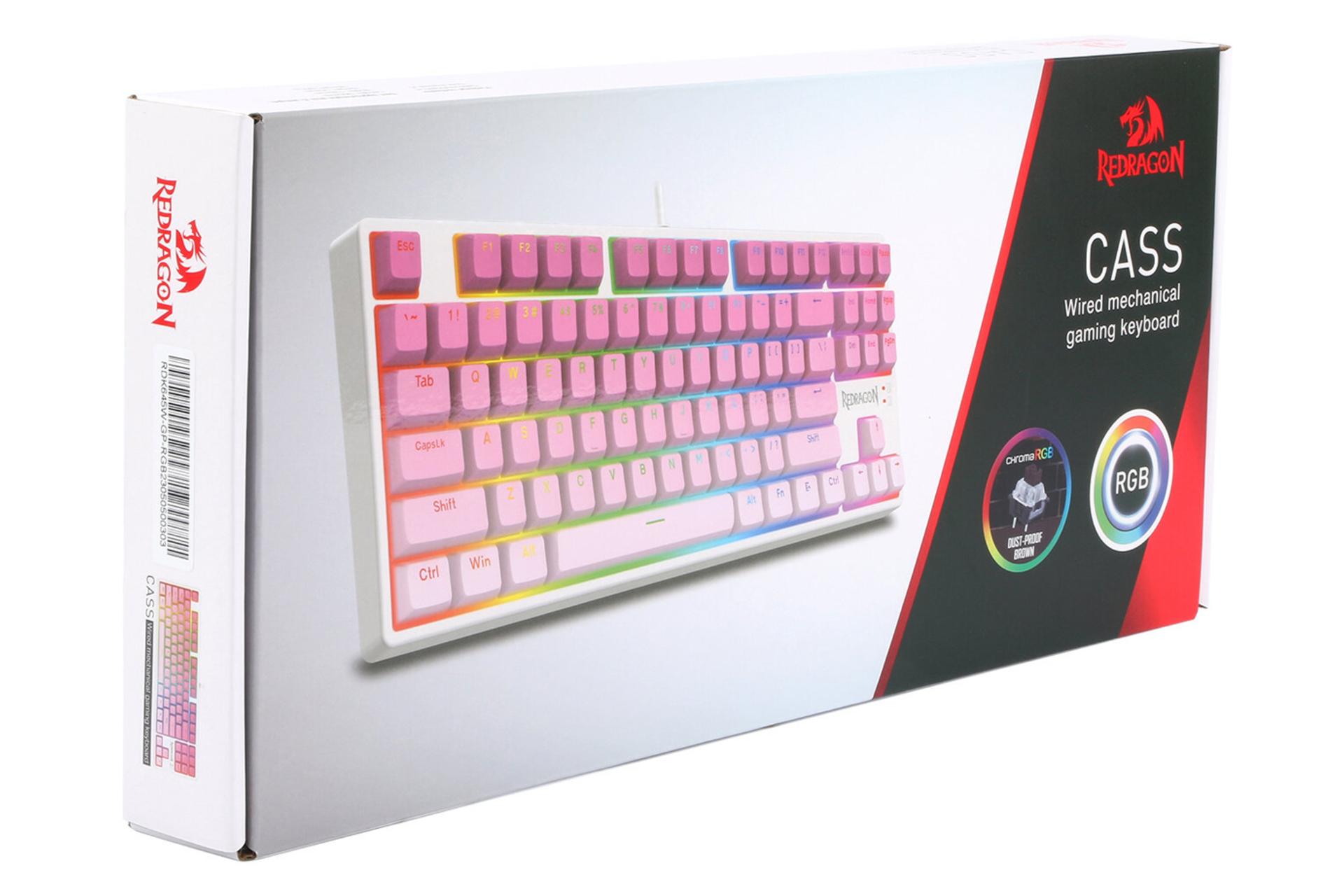 جعبه کیبورد ردراگون CASS K645 W-GP RGB