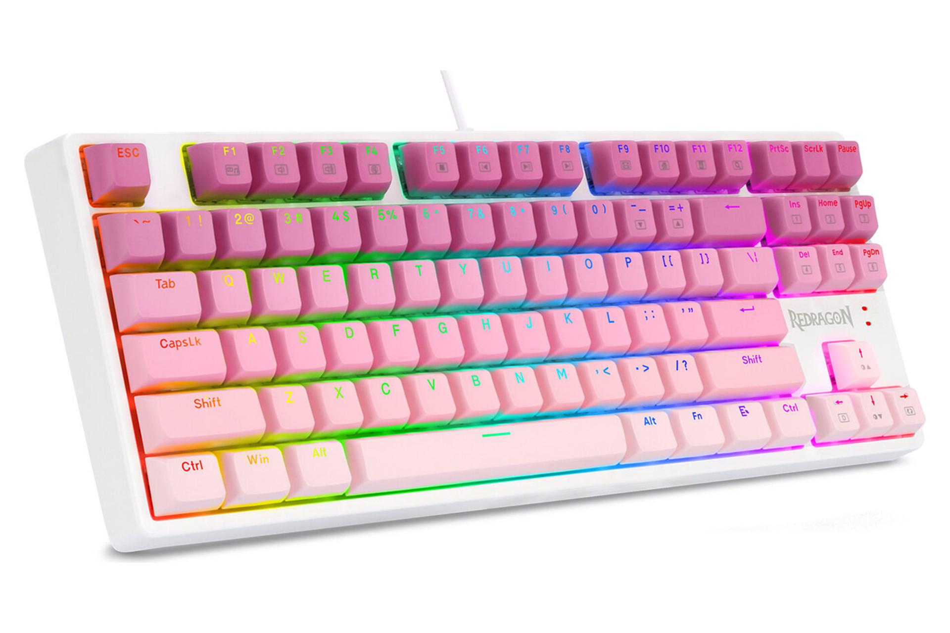 ابعاد و اندازه کیبورد ردراگون CASS K645 W-GP RGB