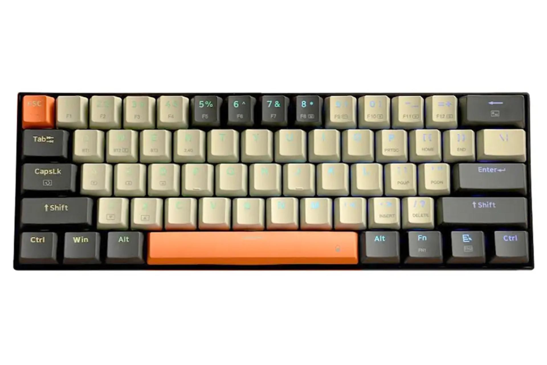 مرجع متخصصين ايران كيبورد ردراگون K644 CGO RGB Pro از نماي بالا