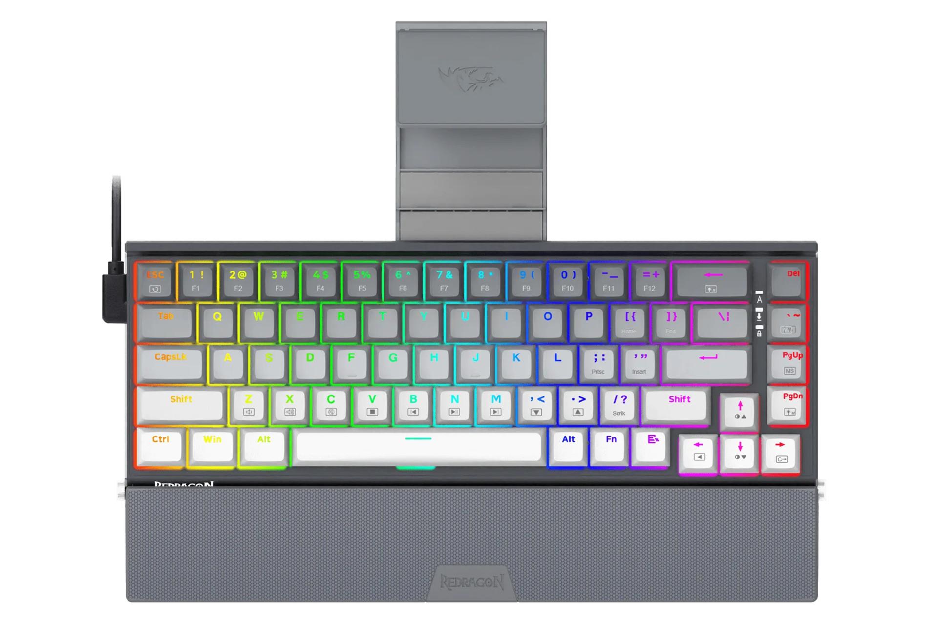 کیبورد ردراگون K641 SHACO PRO از نمای بالا