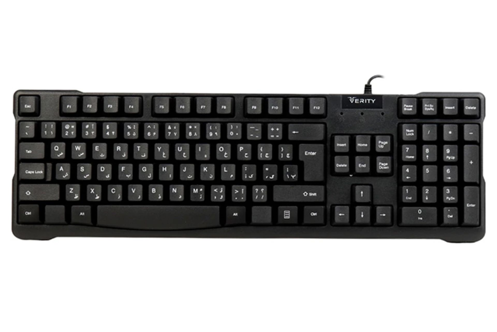 ابعاد و اندازه کیبورد وریتی V-KB6126