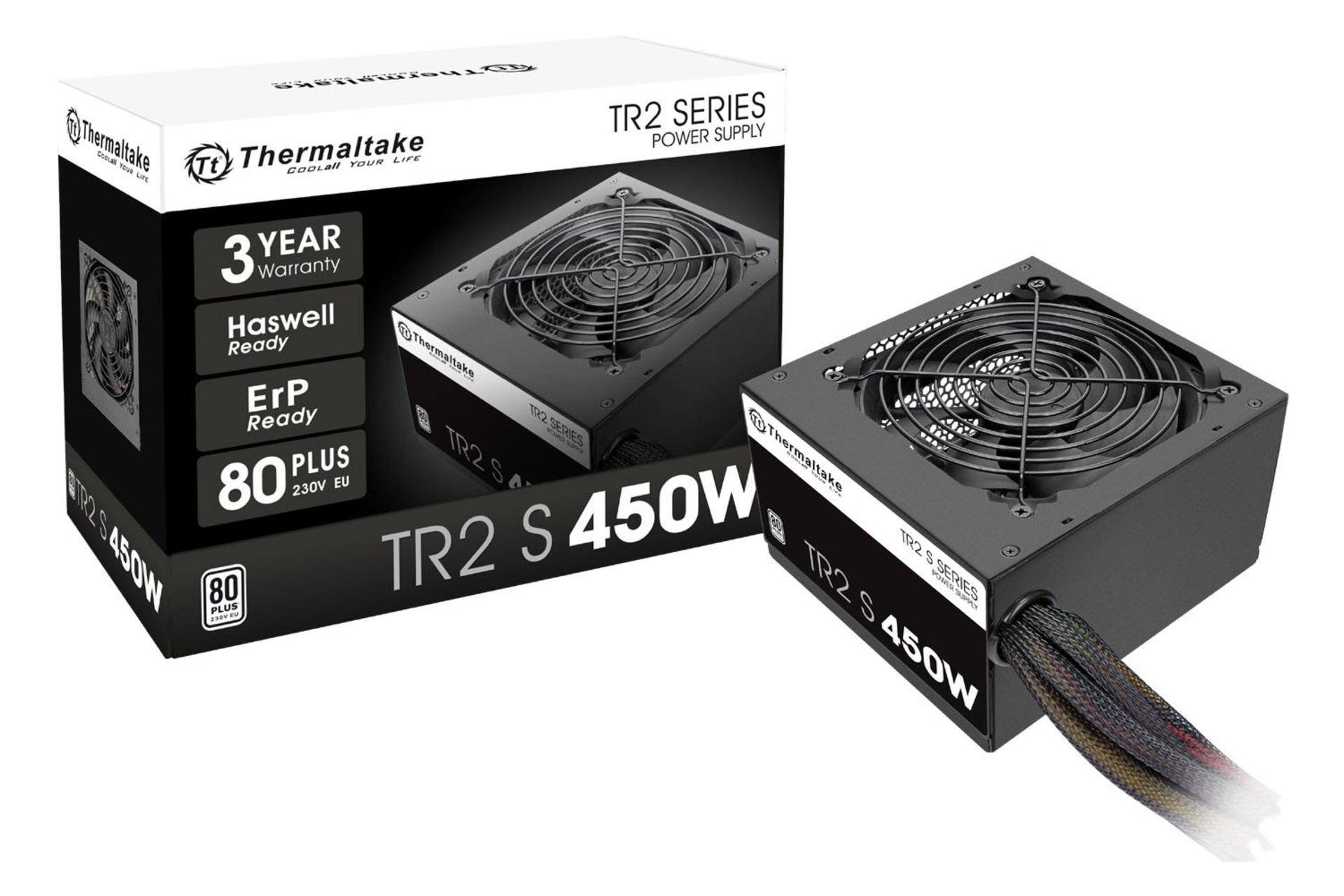 جعبه پاور کامپیوتر ترمالتیک TR2 S با توان 450 وات