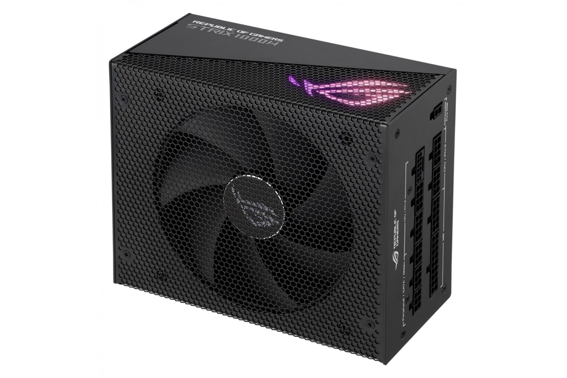 ابعاد و اندازه پاور کامپیوتر ایسوس ROG Strix 1000W Gold Aura Edition با توان 1000 وات