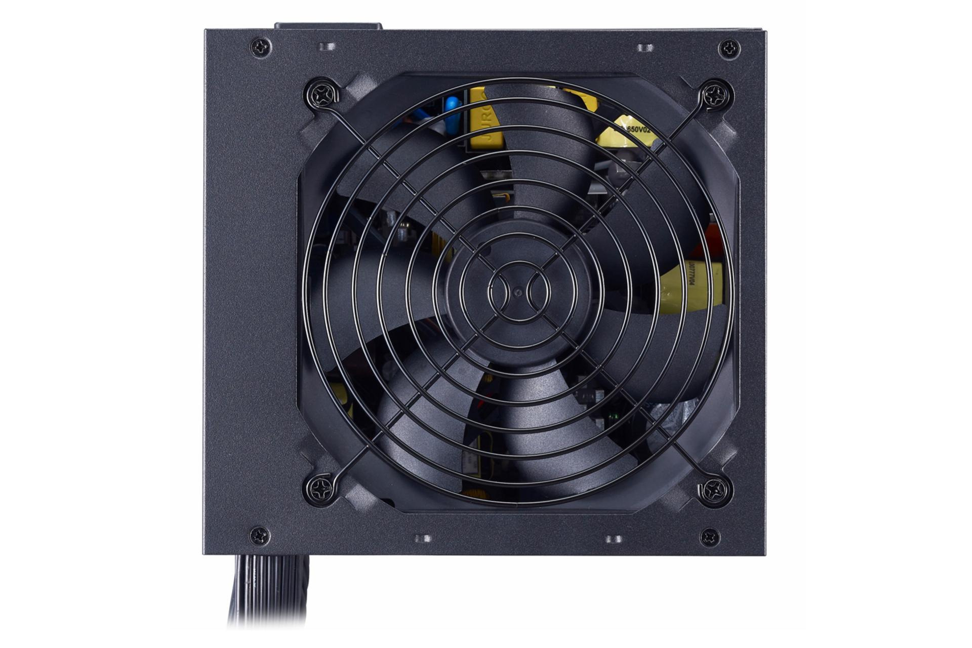 پاور کامپیوتر کولر مستر MWE 750 WHITE - V2 با توان 750 وات نمای فن