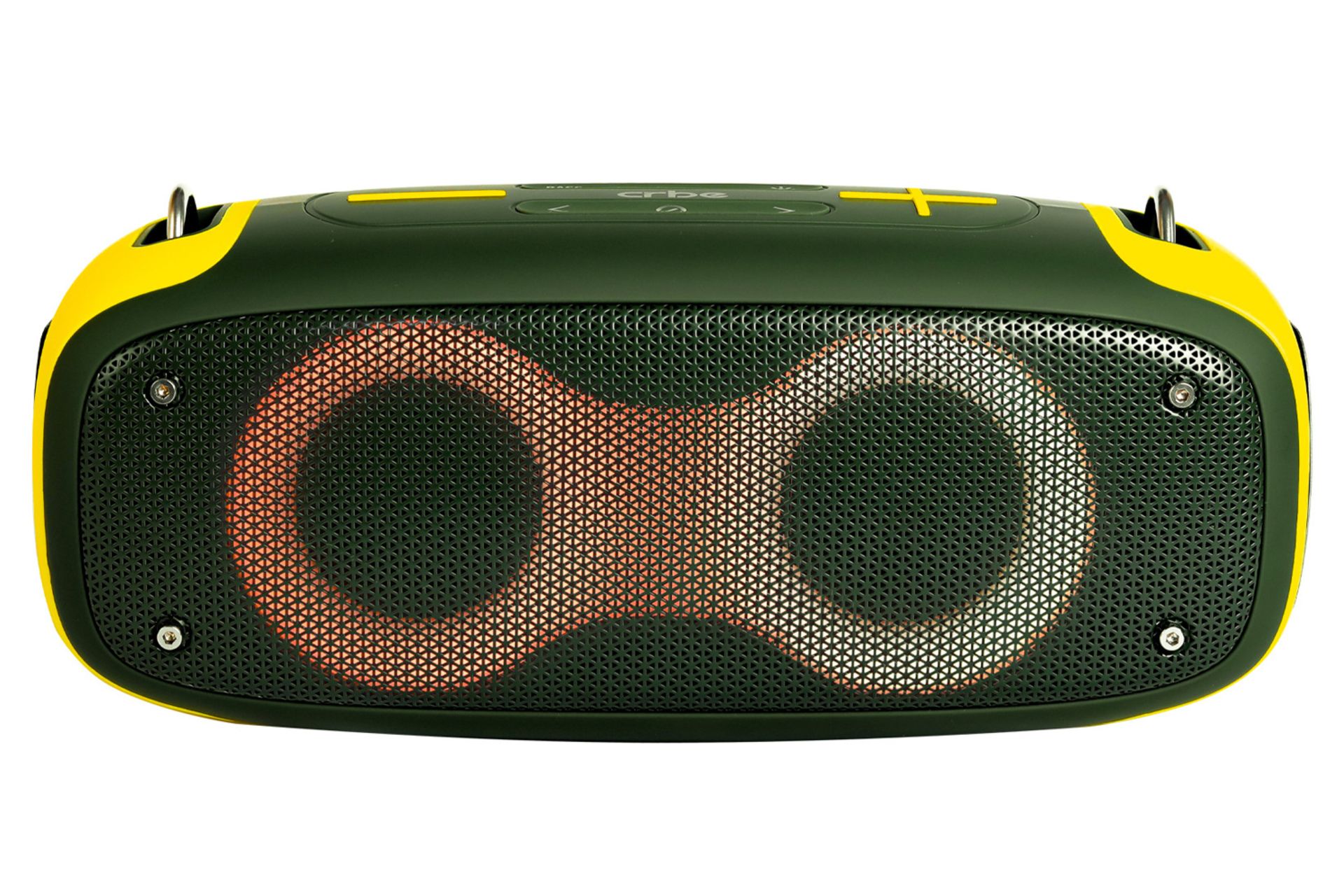 نمای جلو و نورپردازی اسپیکر کربی A30 Party