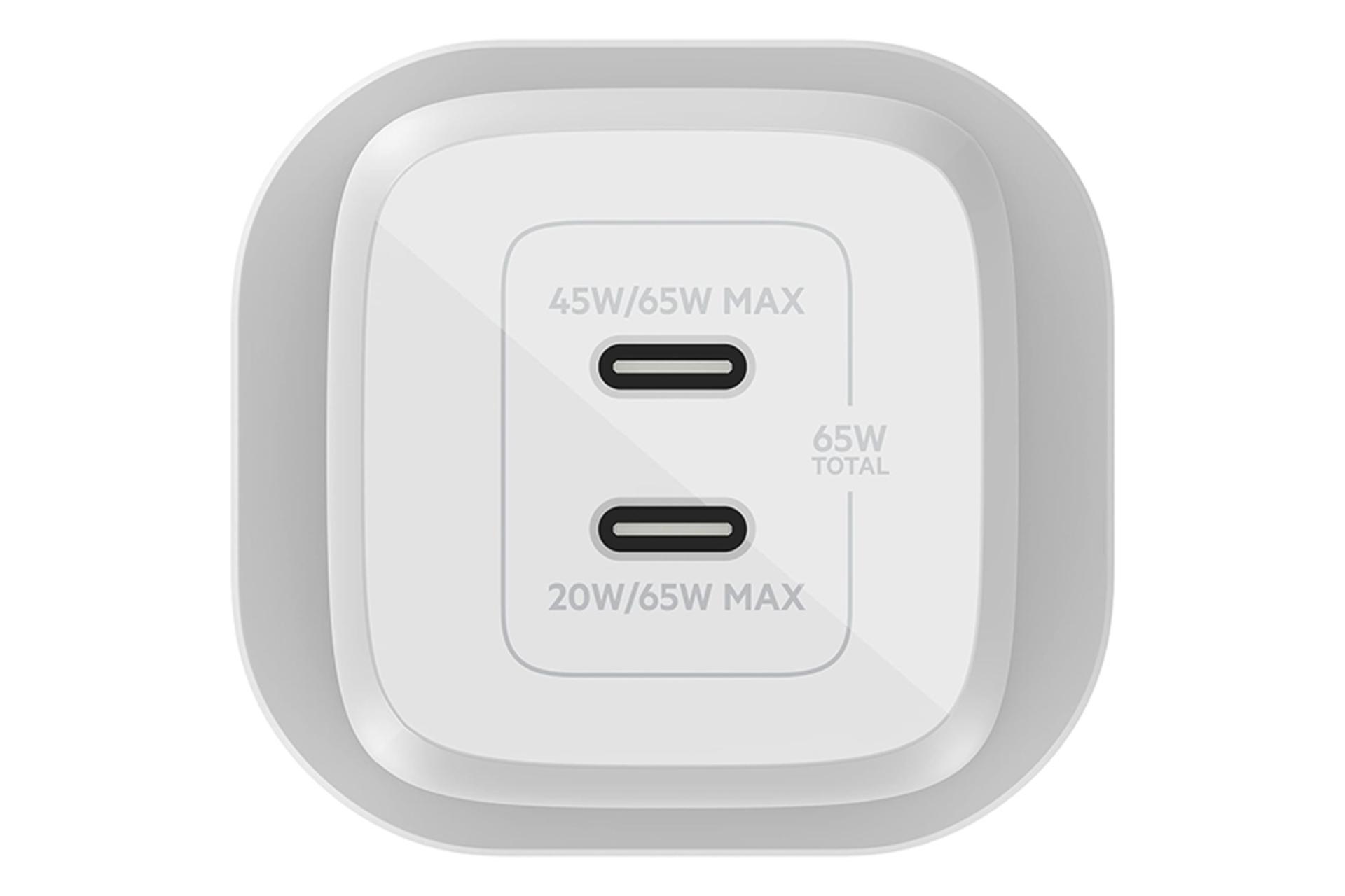 نمای پورت شارژر دیواری بلکین wch013