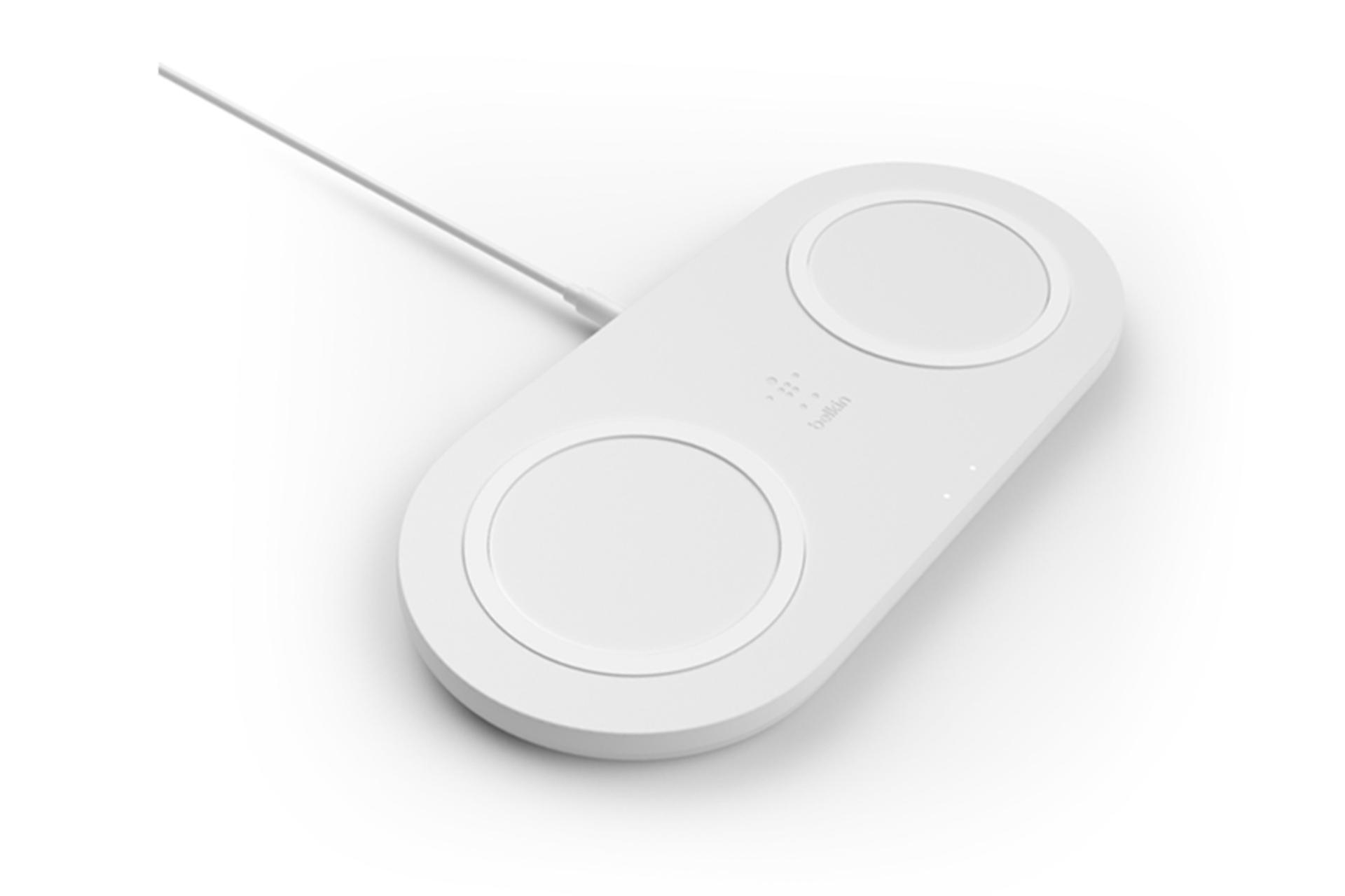 پد شارژ بی سیم بلکین wiz002 سفید رنگ