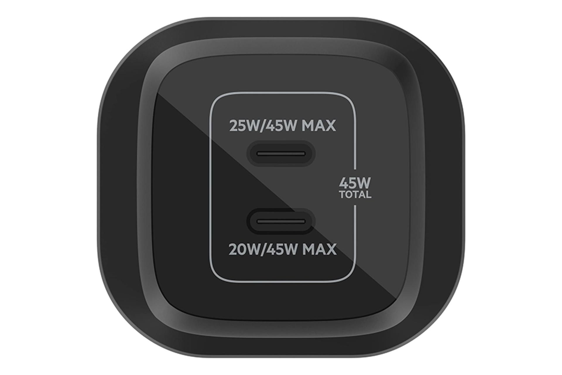 نمای پورت شارژر دیواری بلکین wch011