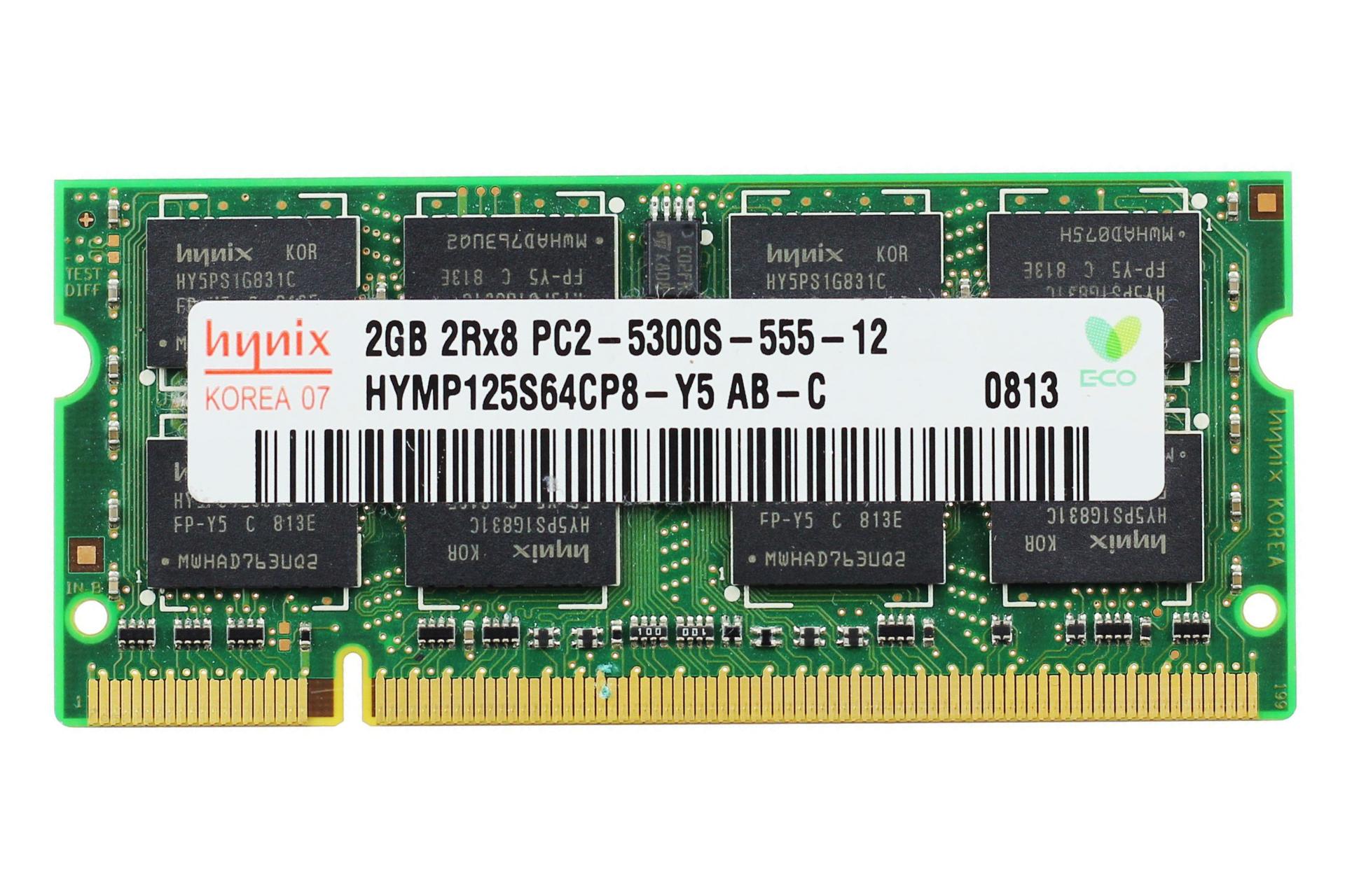 رم اس کی هاینیکس SK Hynix HYMP125S64CP8-Y5 2GB DDR2-667 CL5