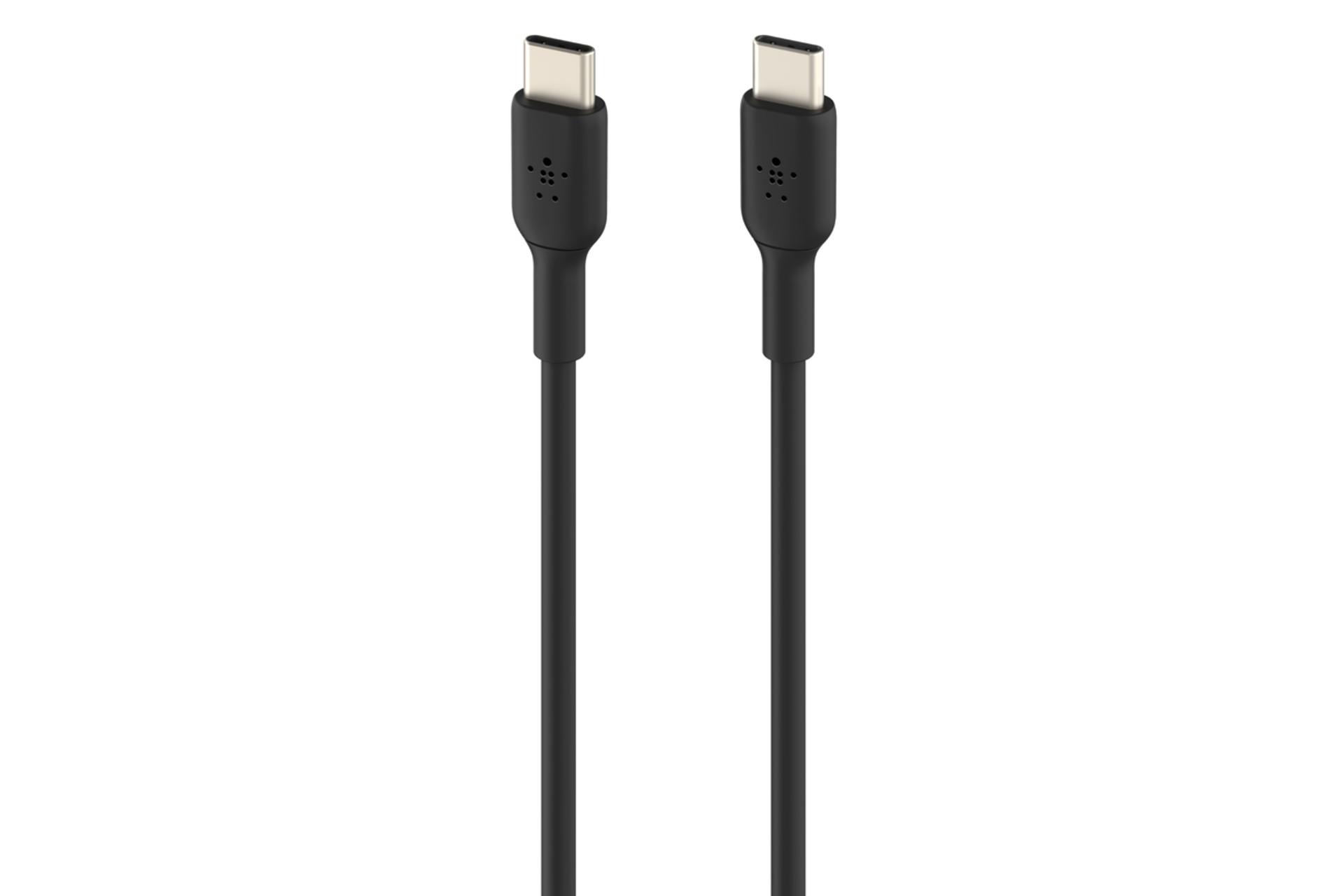 کابل شارژ USB بلکین Type-C به Type-C مدل BoostCharge Braided CAB003 با طول 2 متر مشکی