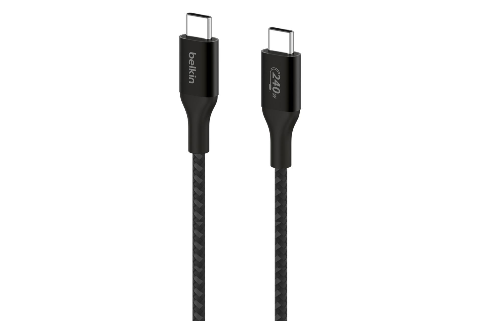 کابل شارژ USB بلکین Type-C به Type-C مدل BoostCharge CAB015bt 240W با طول 2 متر مشکی