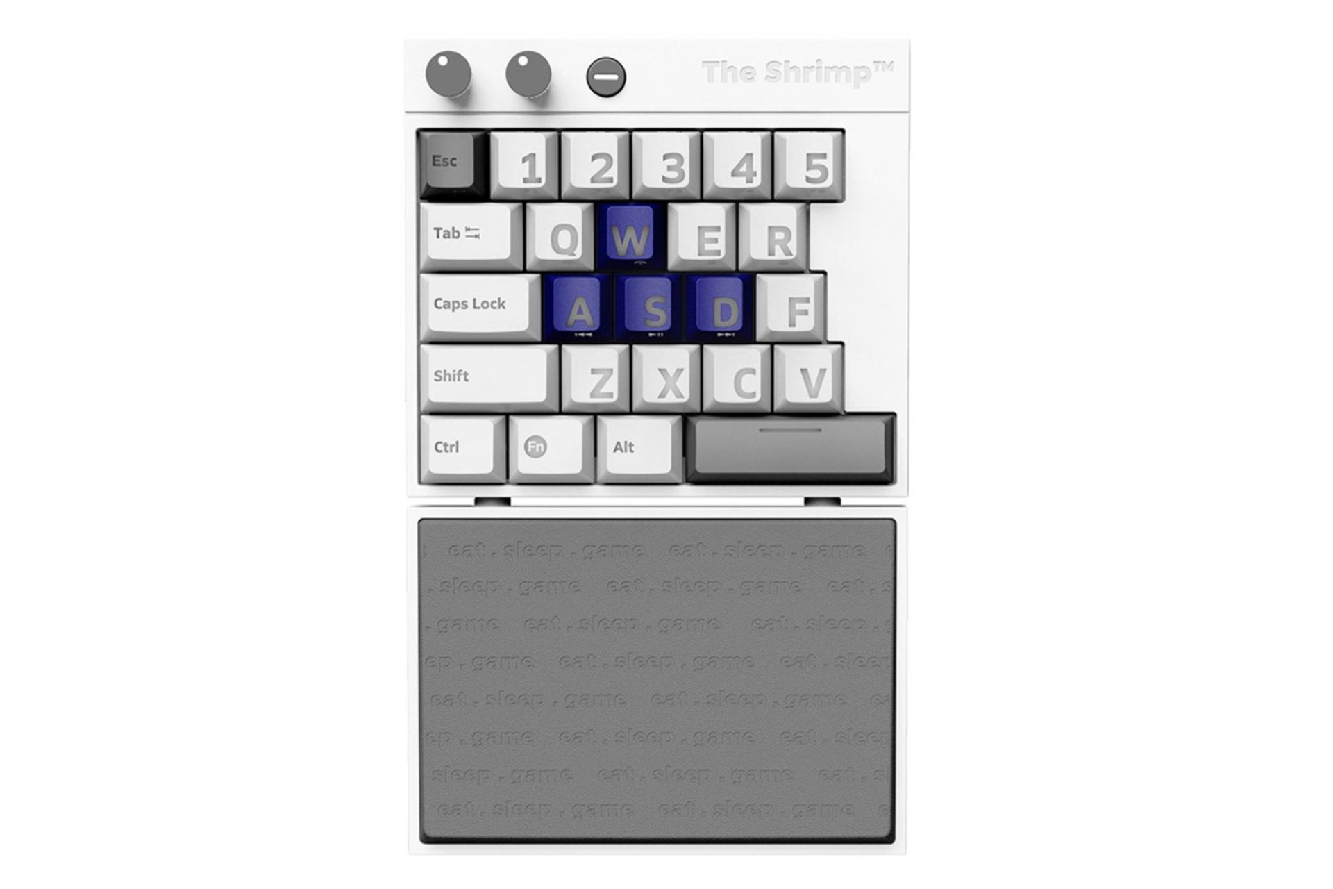 کیبورد شریمپ Vitello از نمای بالا